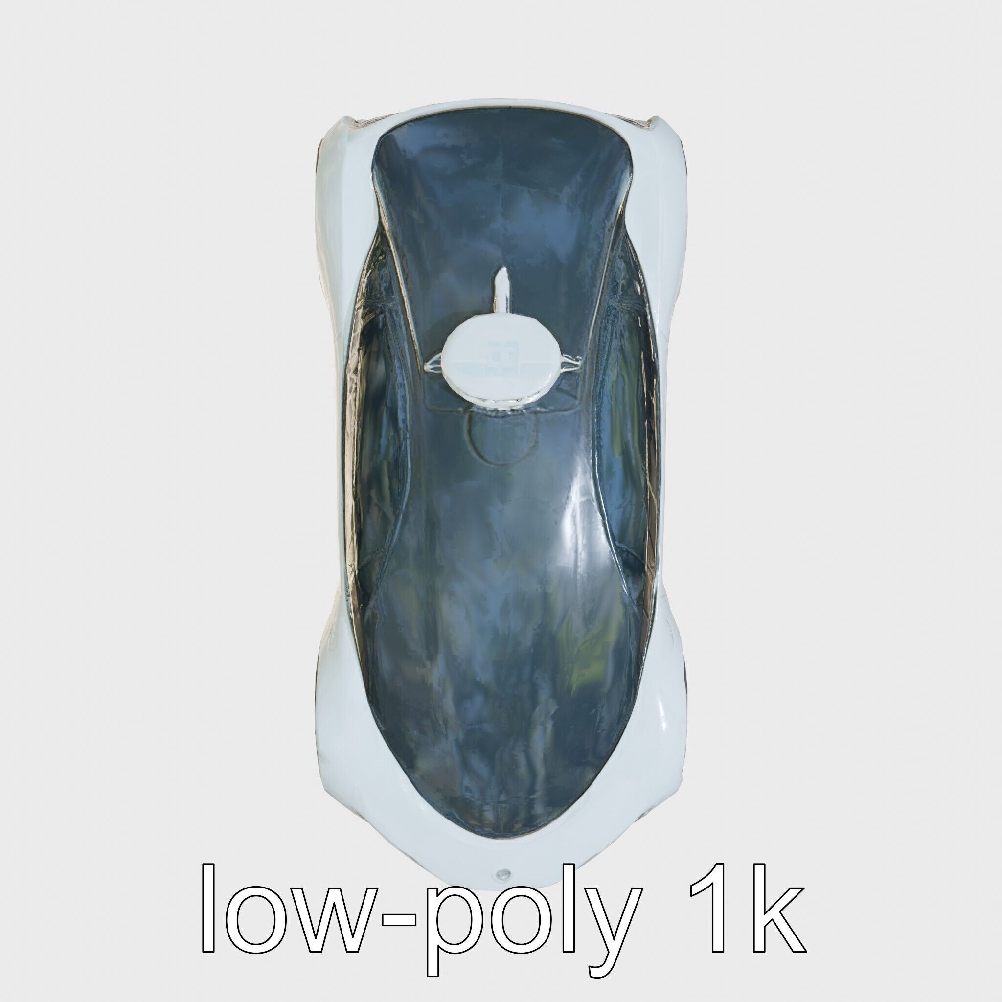 Futuristic Flying Taxi Concept Car 3D Model Low-poly 3D model_19