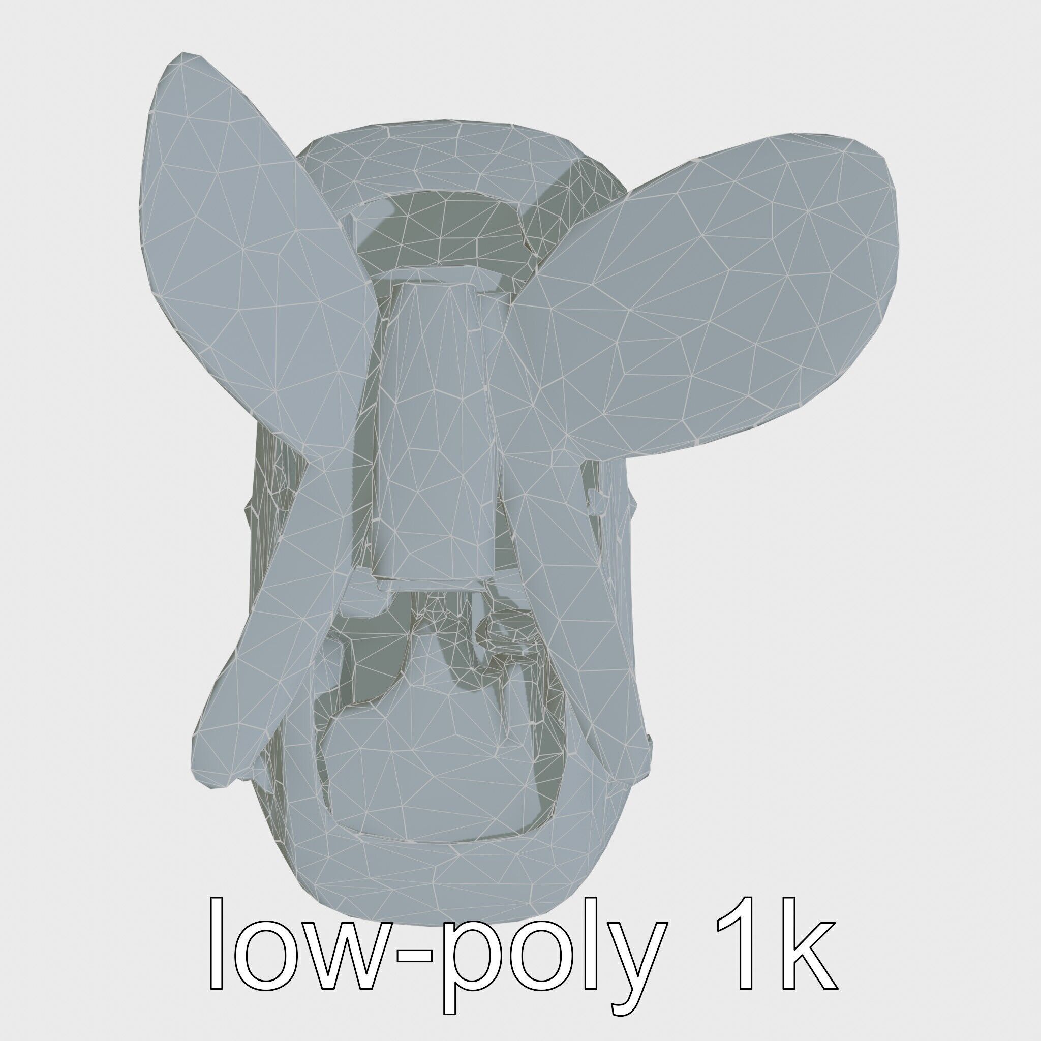 Futuristic Flying Taxi Concept Car Low-poly 3D model_23