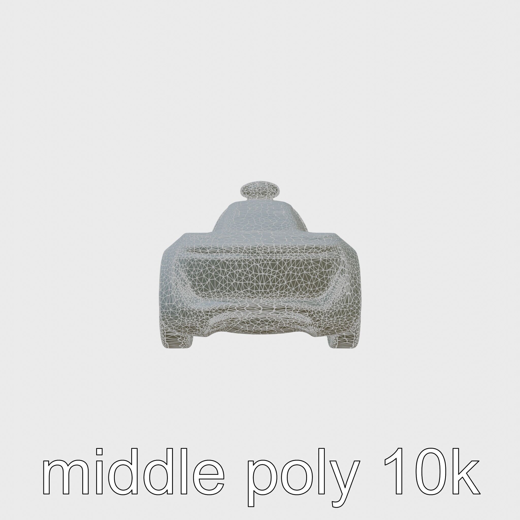 Futuristic Flying Taxi Concept Car Model Low-poly 3D model_29