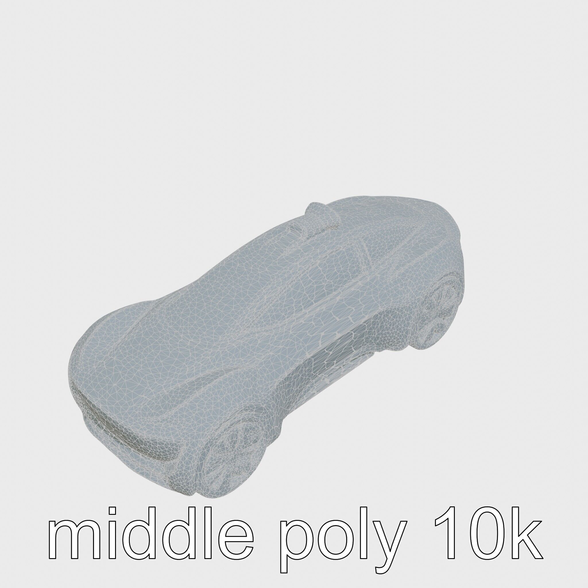 Futuristic Flying Taxi Concept Car Model Low-poly 3D model_13