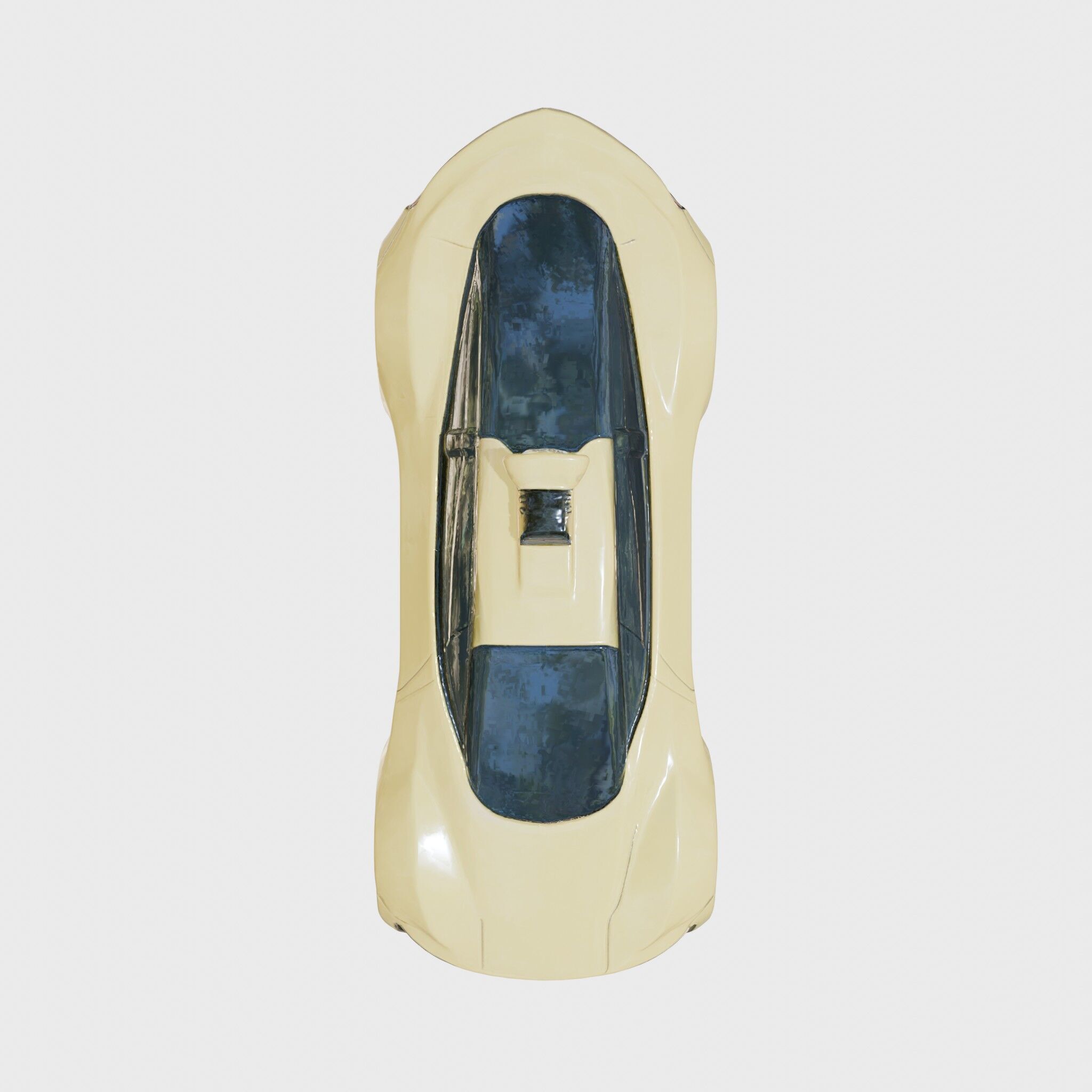 Futuristic Flying Taxi Concept Car Model Low-poly 3D model_8