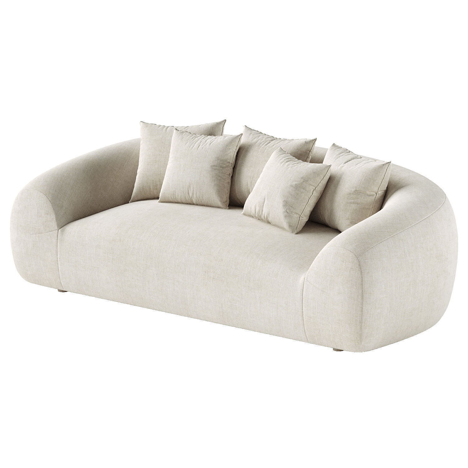 Felix Loop 3 Seater Sofa 3D model_3