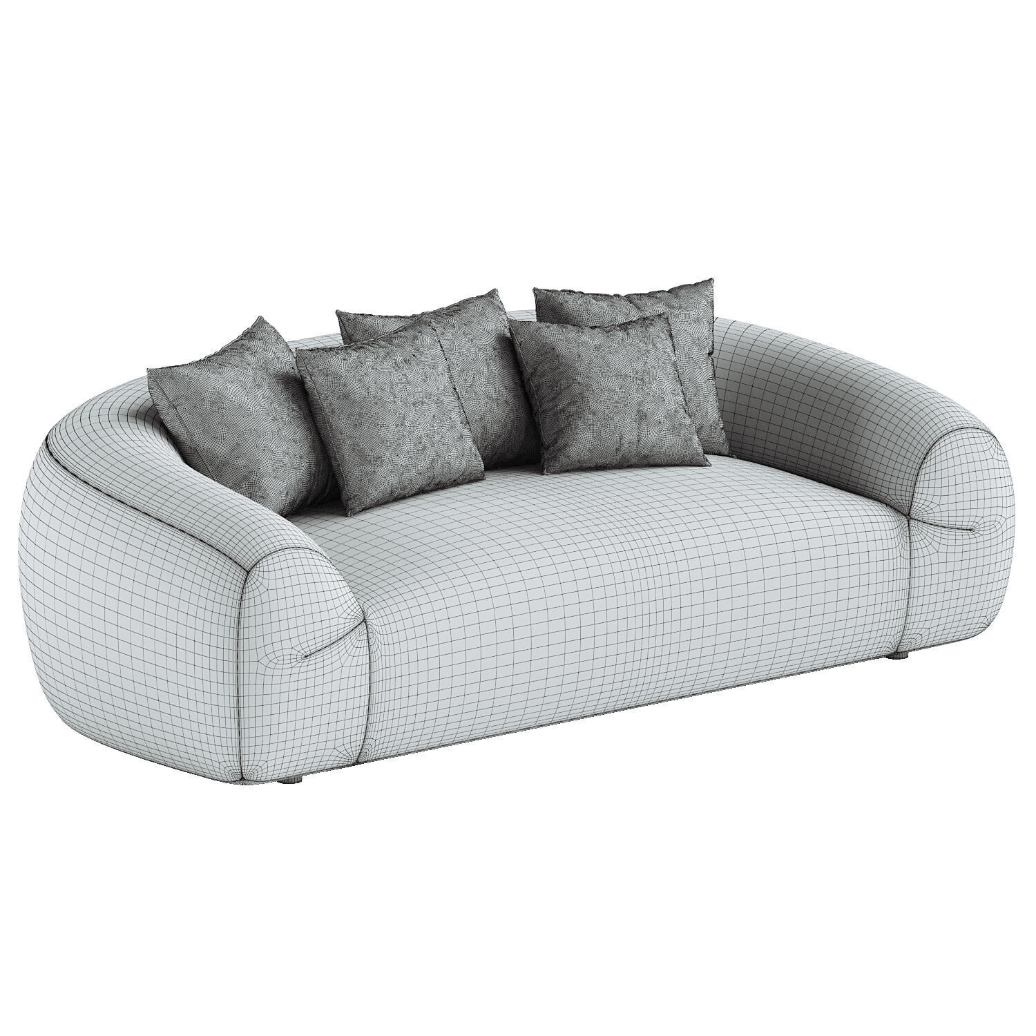 Felix Loop 3 Seater Sofa 3D model_4