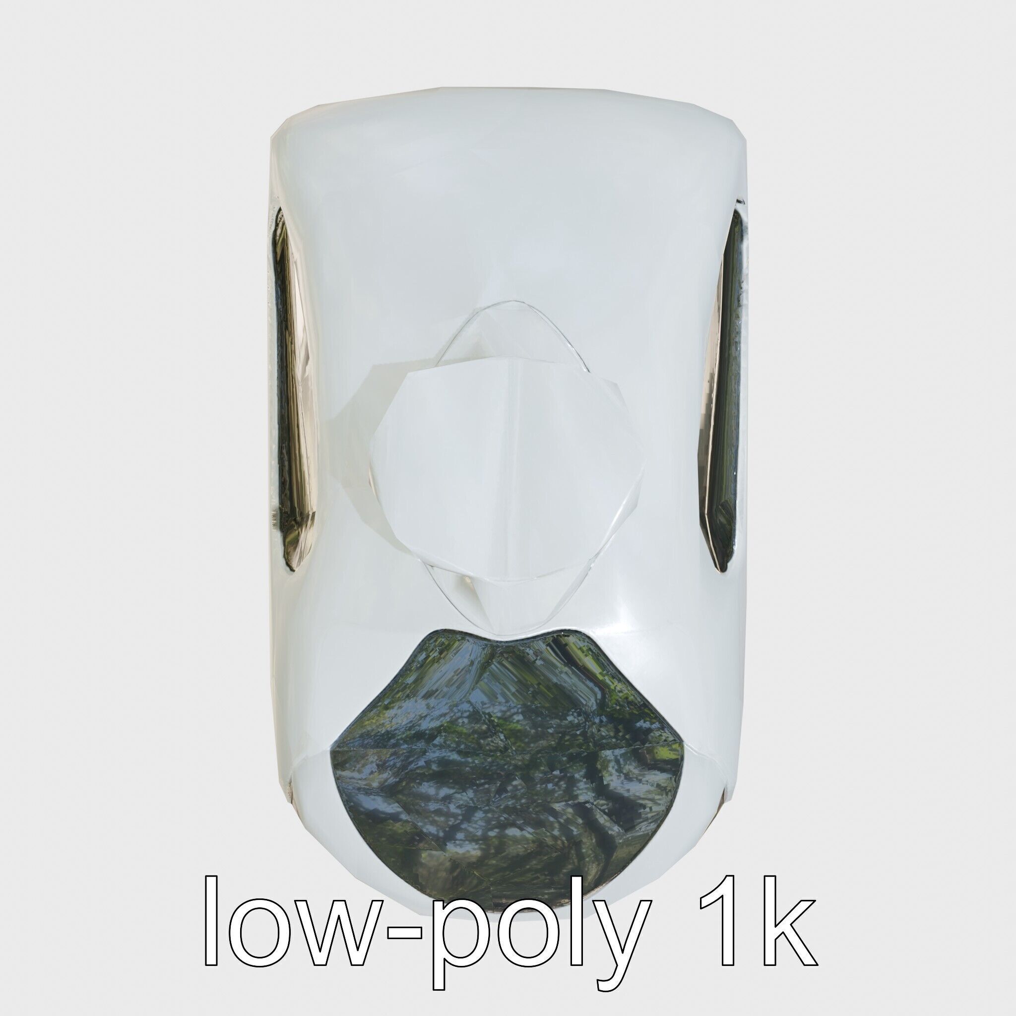 Futuristic Flying Car Taxi Concept Model Low-poly 3D model_10