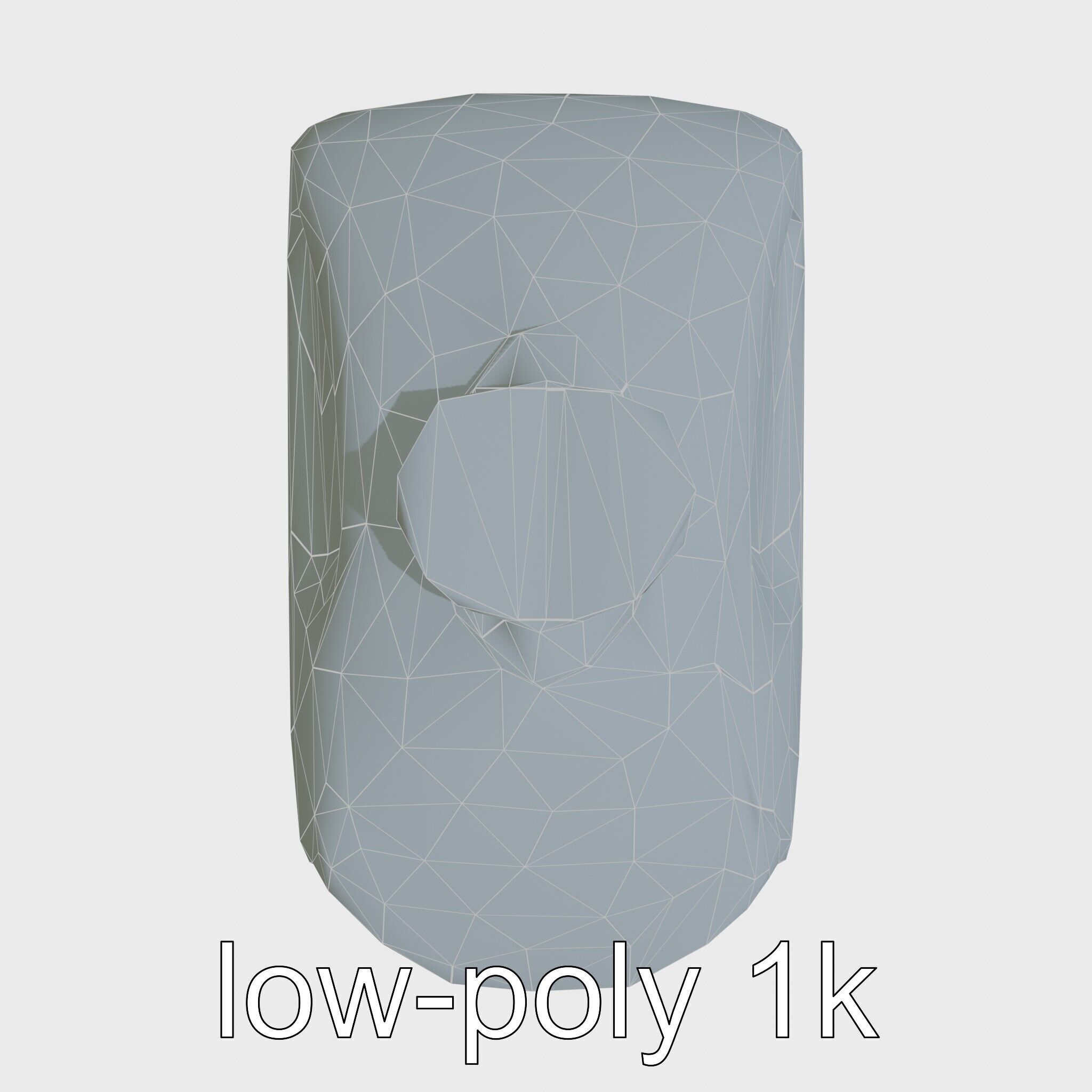 Futuristic Flying Car Taxi Concept Model Low-poly 3D model_13