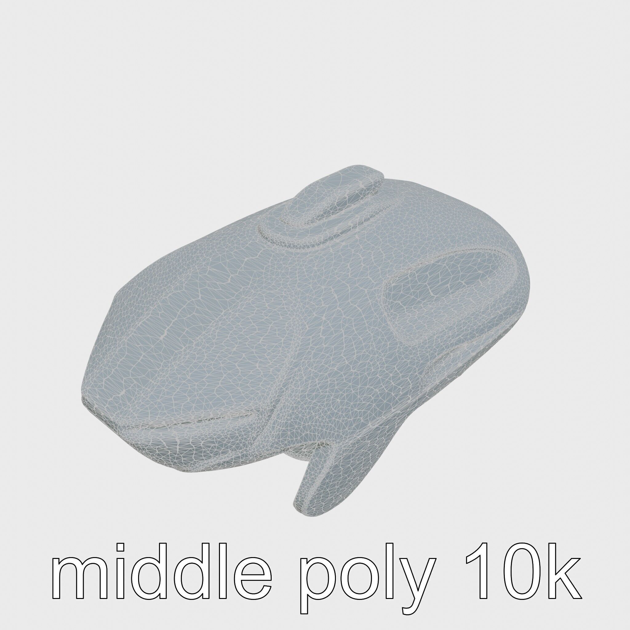 Futuristic Flying Car Taxi Concept Model Low-poly 3D model_26