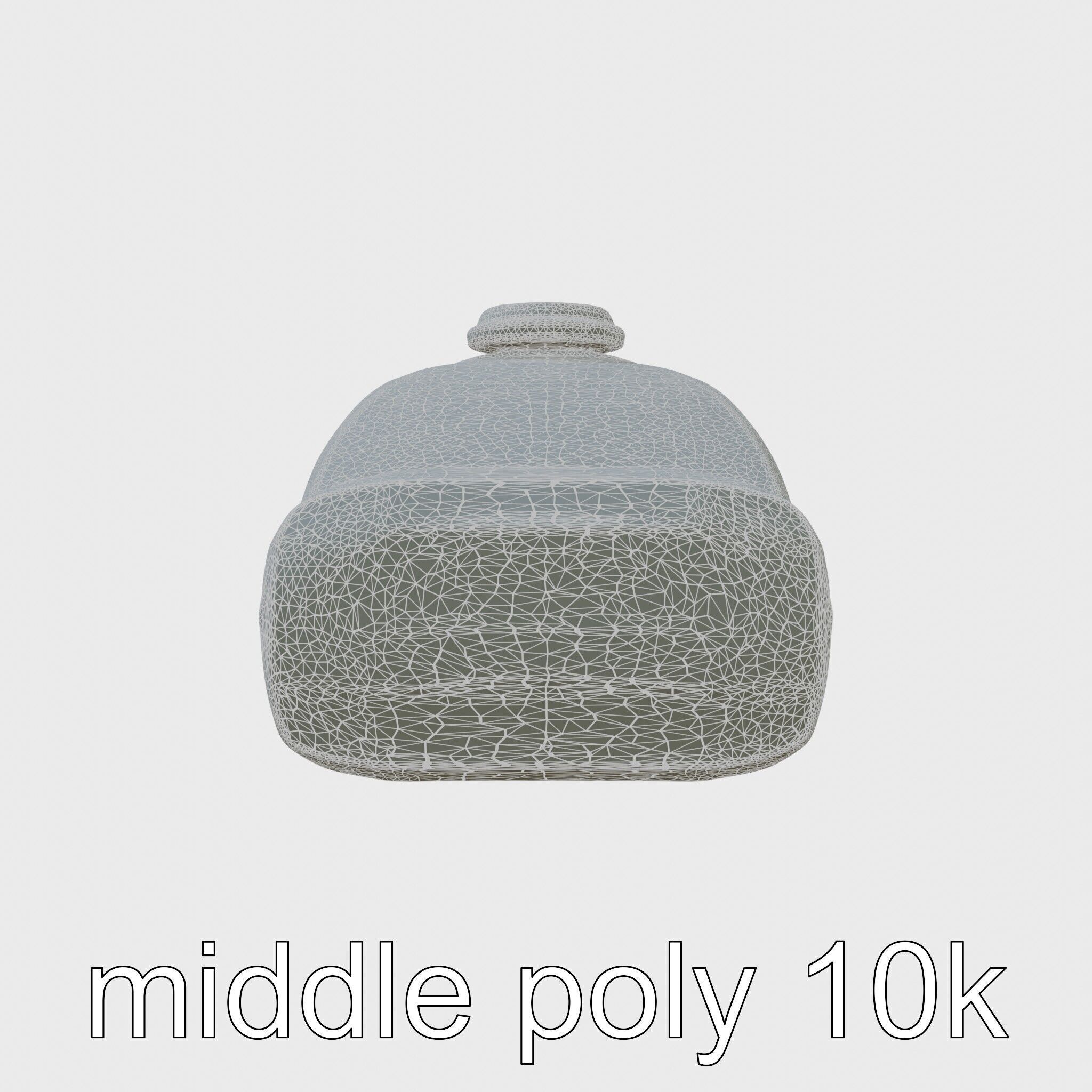 Futuristic Flying Taxi Concept Model Low-poly 3D model_29