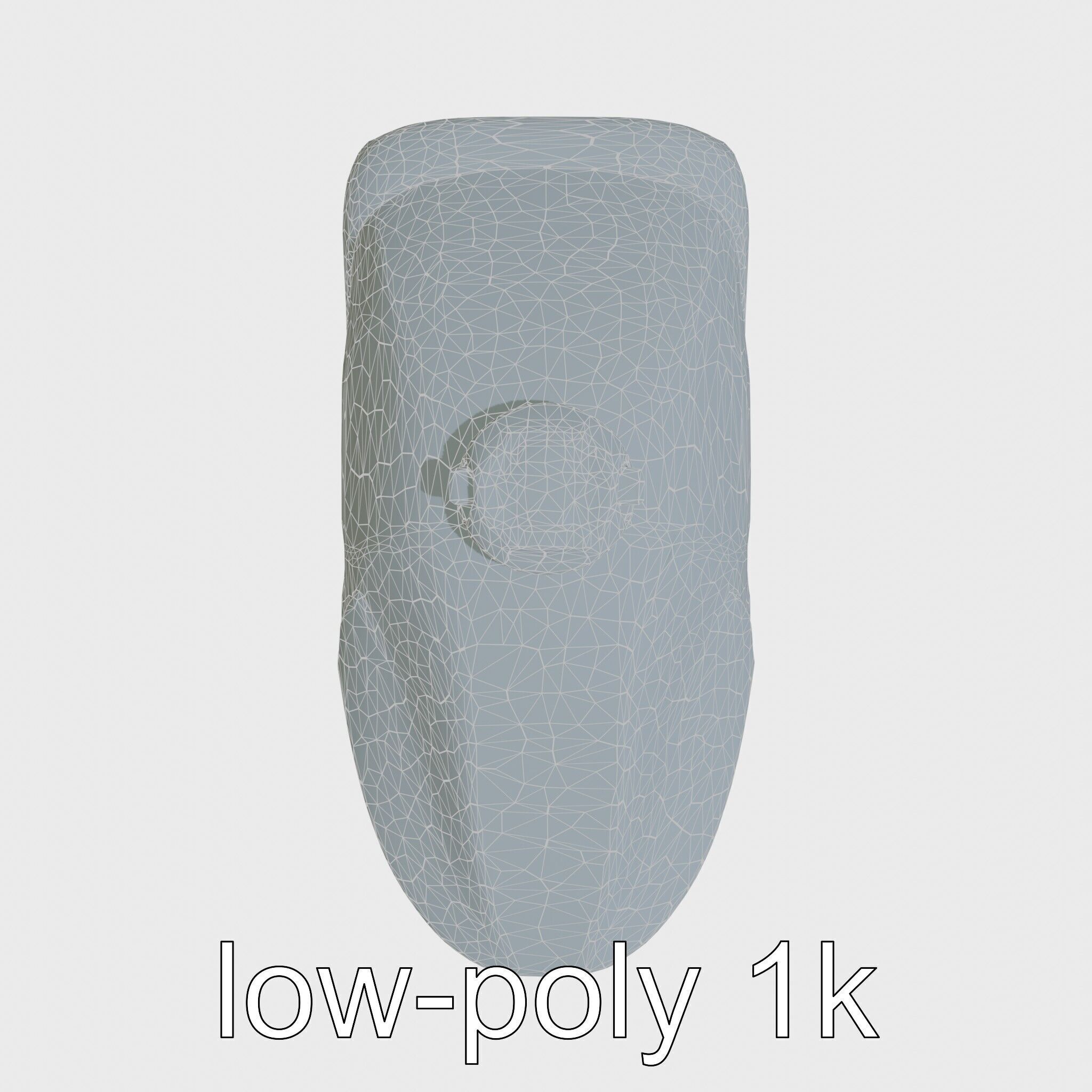 Futuristic Flying Taxi Concept Model Low-poly 3D model_13