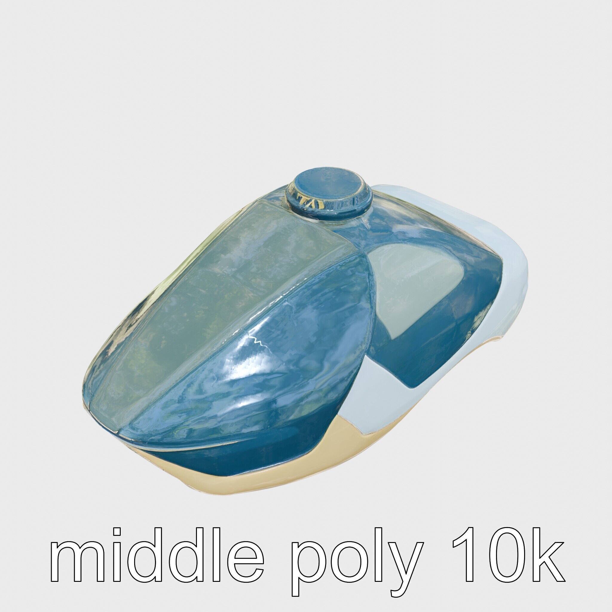 Futuristic Flying Taxi Concept Model Low-poly 3D model_23