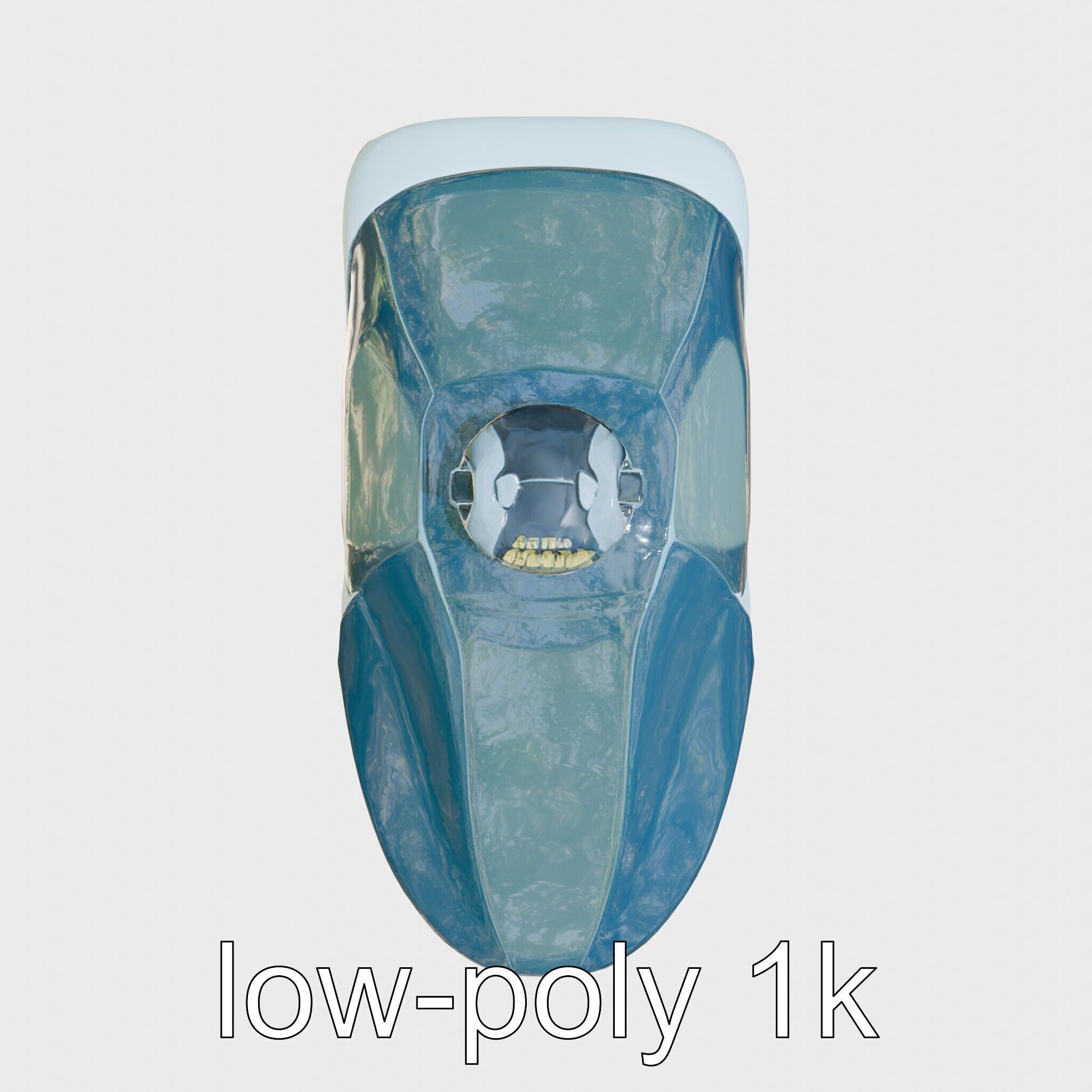 Futuristic Flying Taxi Concept Model Low-poly 3D model_28