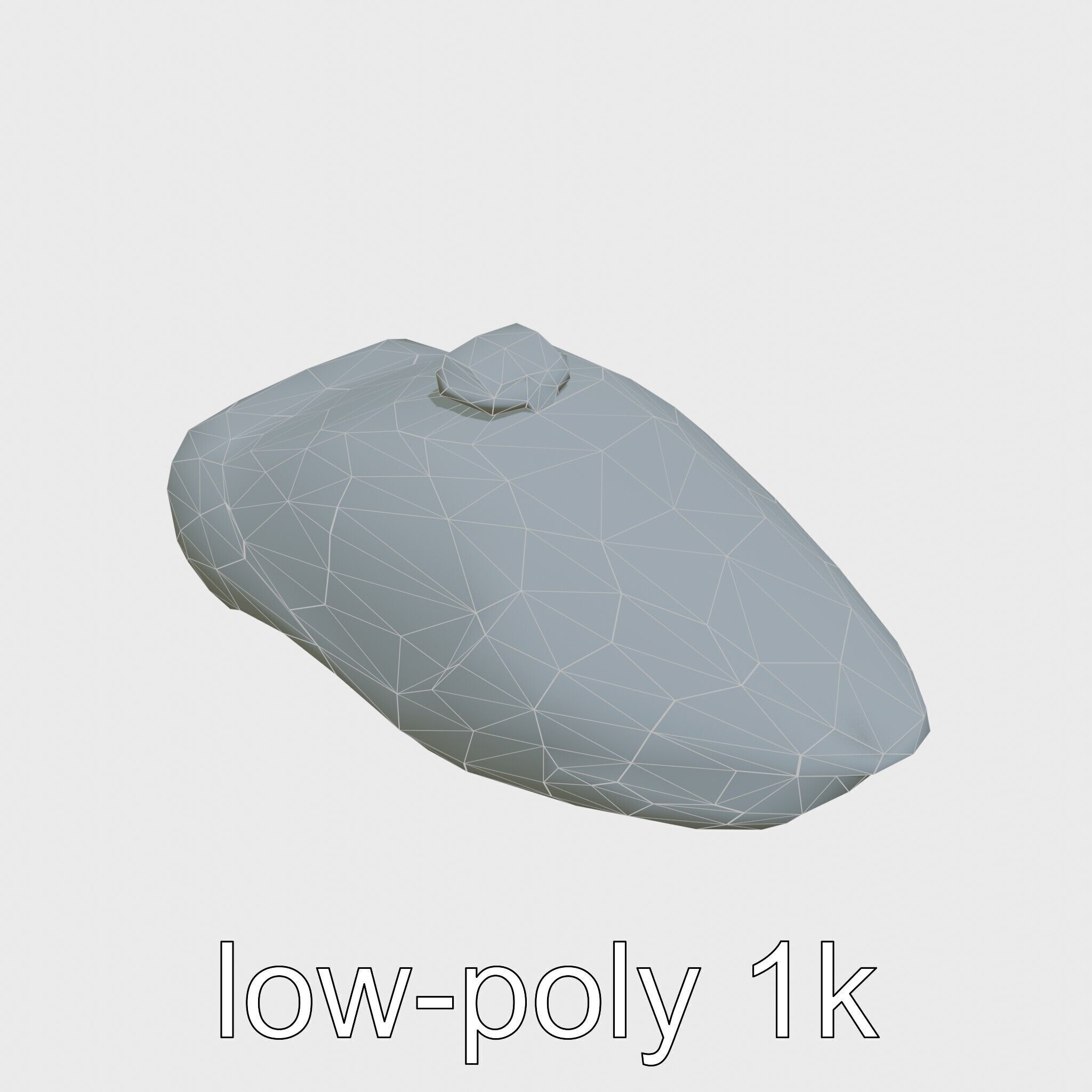 Futuristic Flying Taxi Concept Model Low-poly 3D model_12