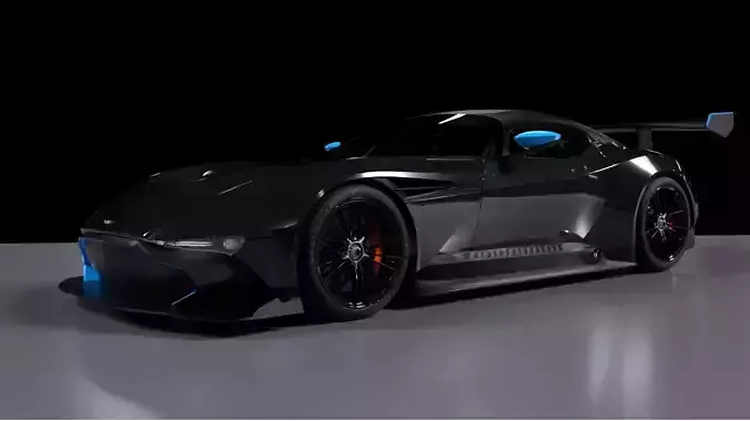 Aston Martin Vulcan 3D model