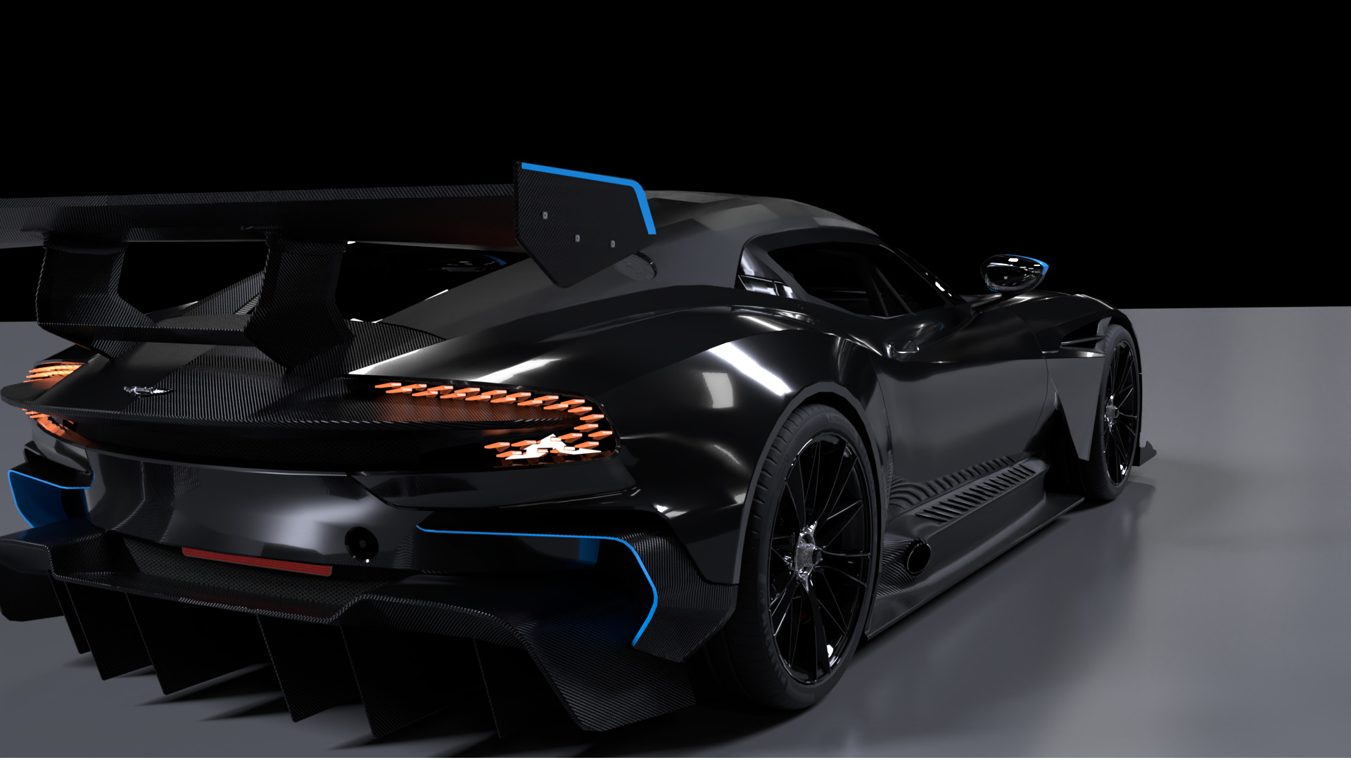 Aston Martin Vulcan 3D model_1