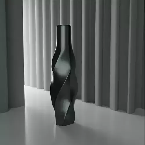 Bouquet of flowers with protea and eucalypt 3D model