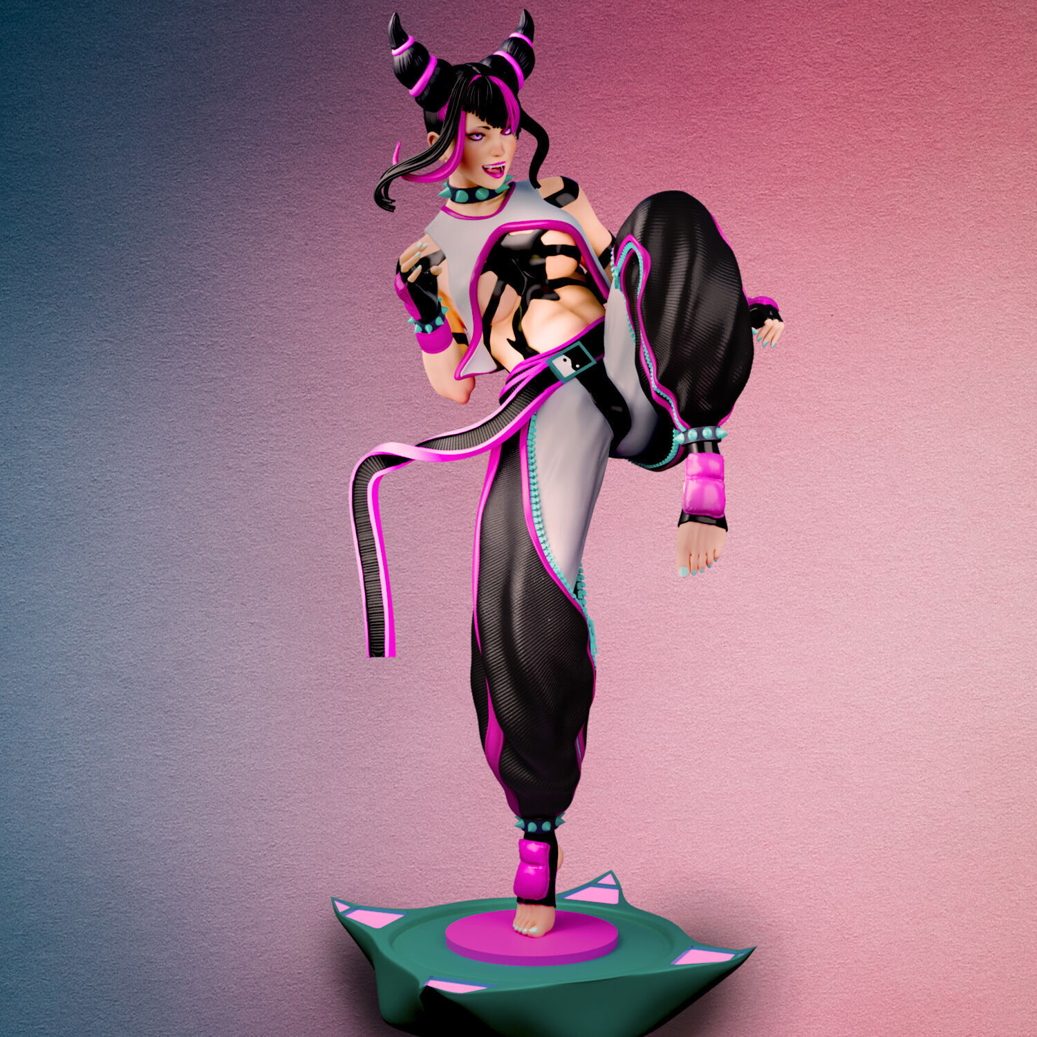 Juri Han Street Fighter Tested and Ready for Printing 3D print model_2