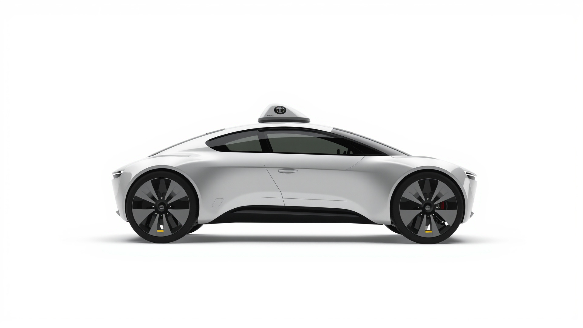 Futuristic Flying Taxi Concept Car Model Low-poly 3D model_3