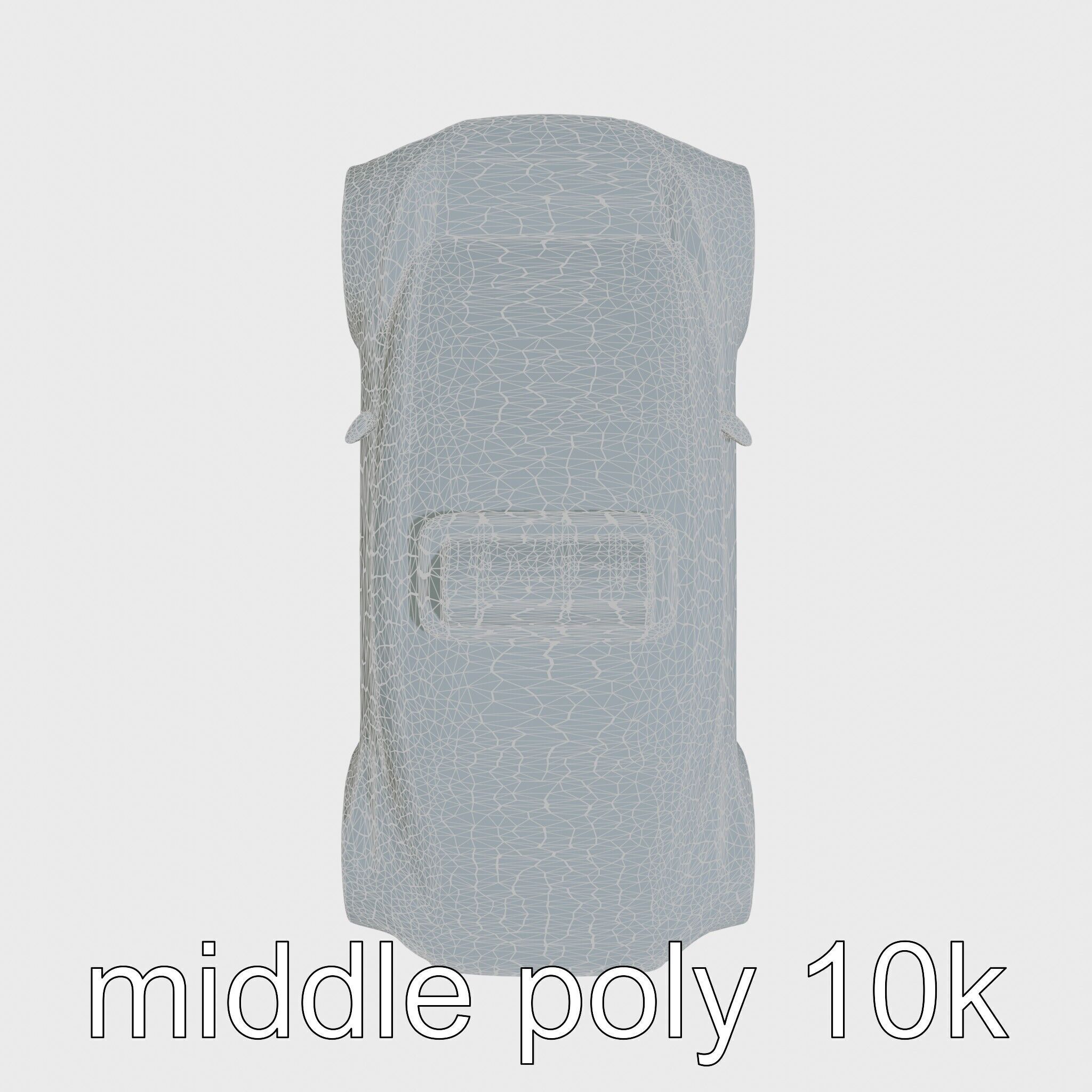 Futuristic Flying Taxi Concept Car Model Low-poly 3D model_28