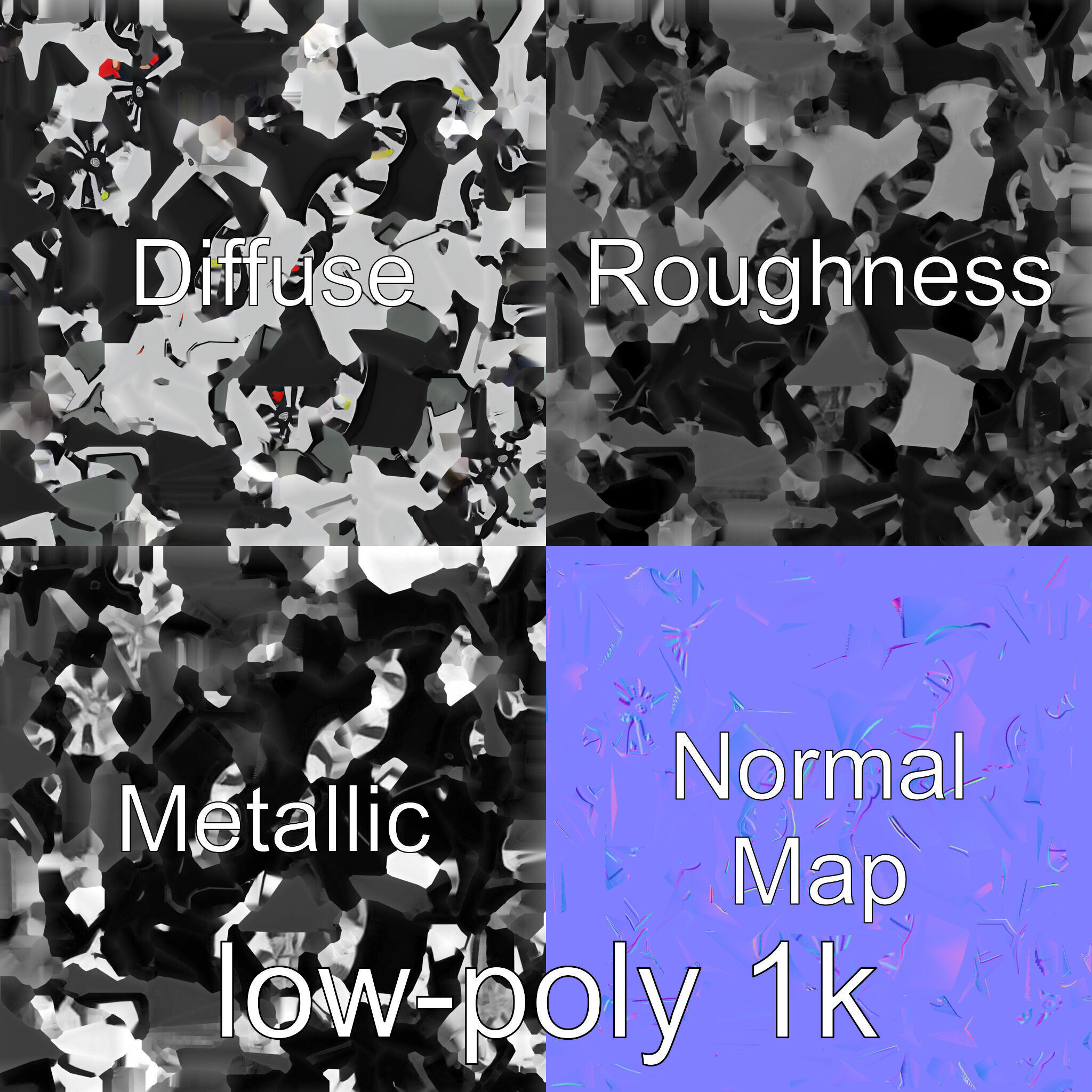 Futuristic Flying Taxi Concept Car Model Low-poly 3D model_1