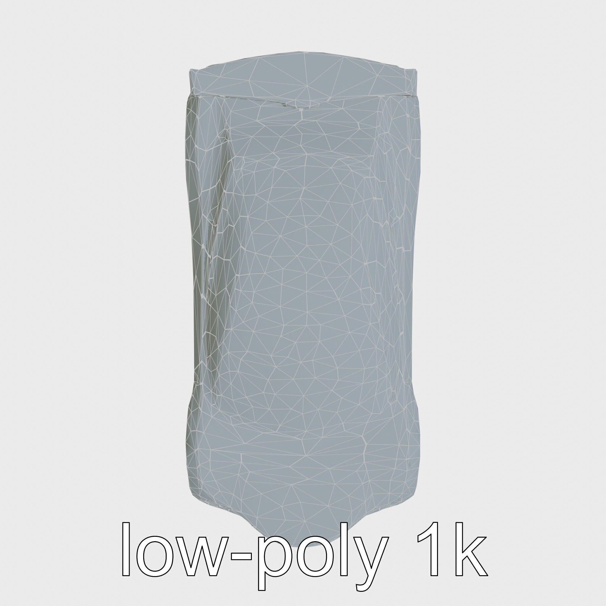 Futuristic Flying Car Taxi Concept Low-poly 3D model_30