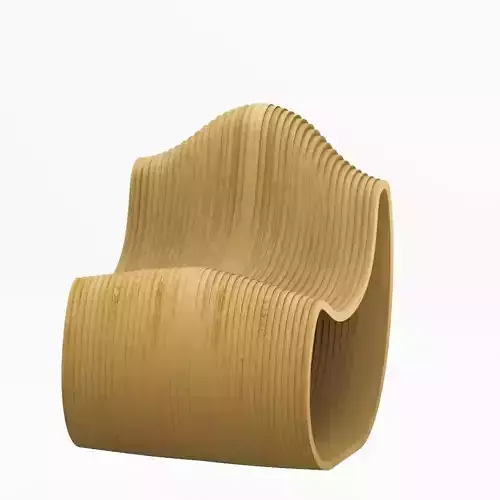 parametric wooden chair