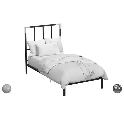 Rico Twin Platform Bed Value City Furniture 3D model