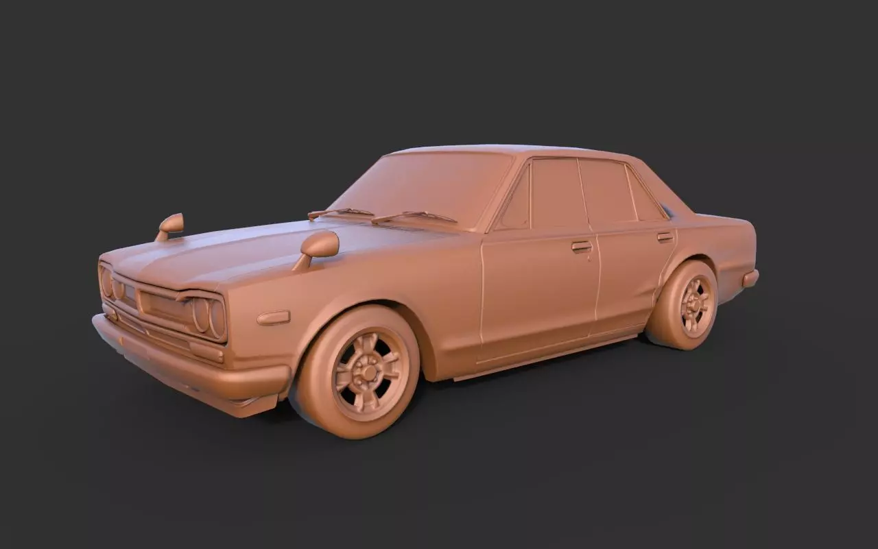 Nissan Skyline 2000GT 3D print model_0