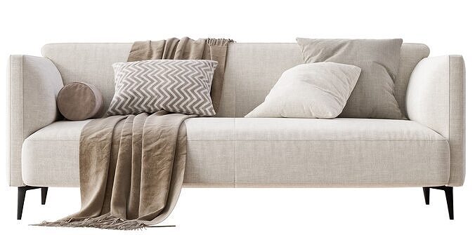 Boconcept Modena Two Seater Sofa 3D model 2