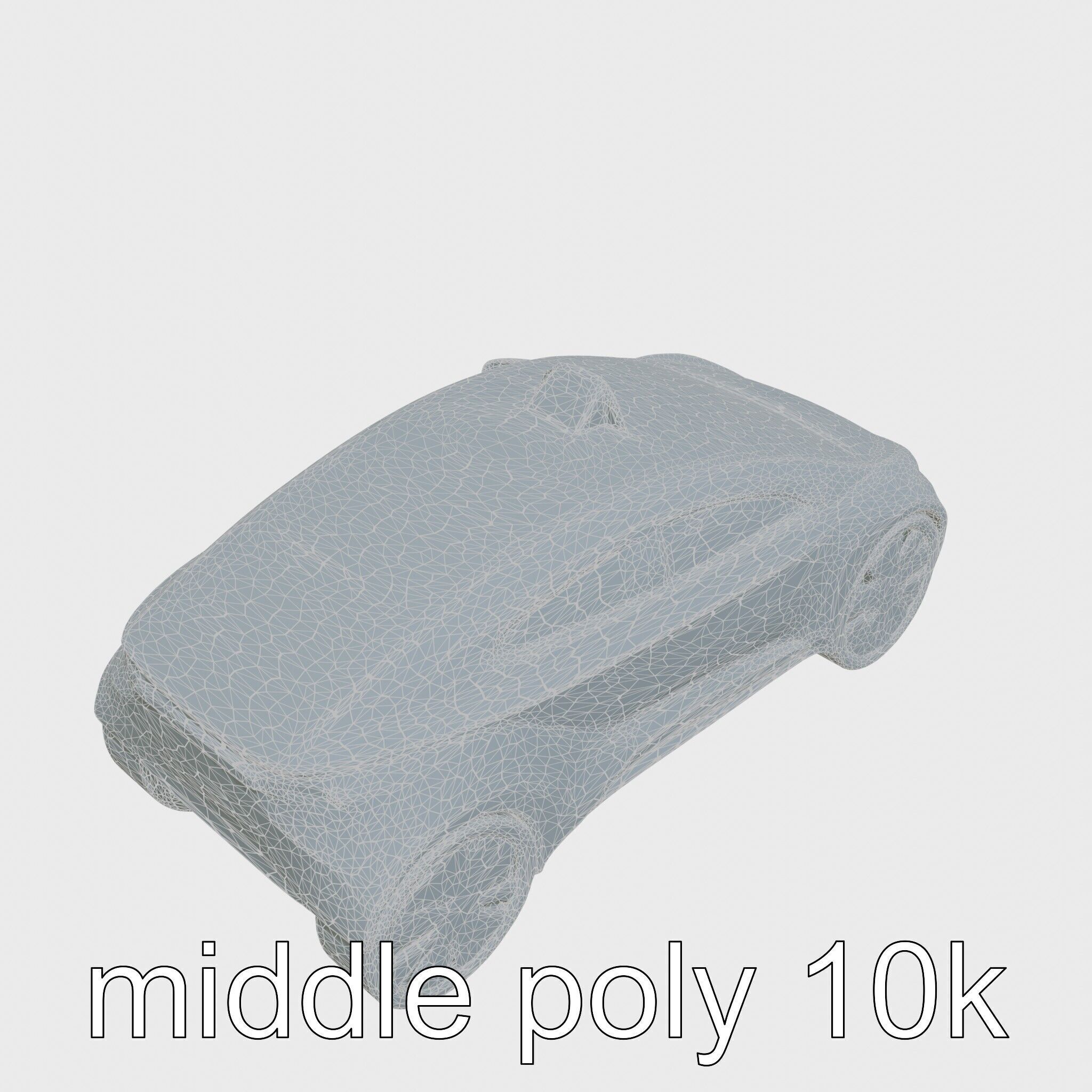 Futuristic Flying Taxi Concept Car 3D Model Low-poly 3D model_21