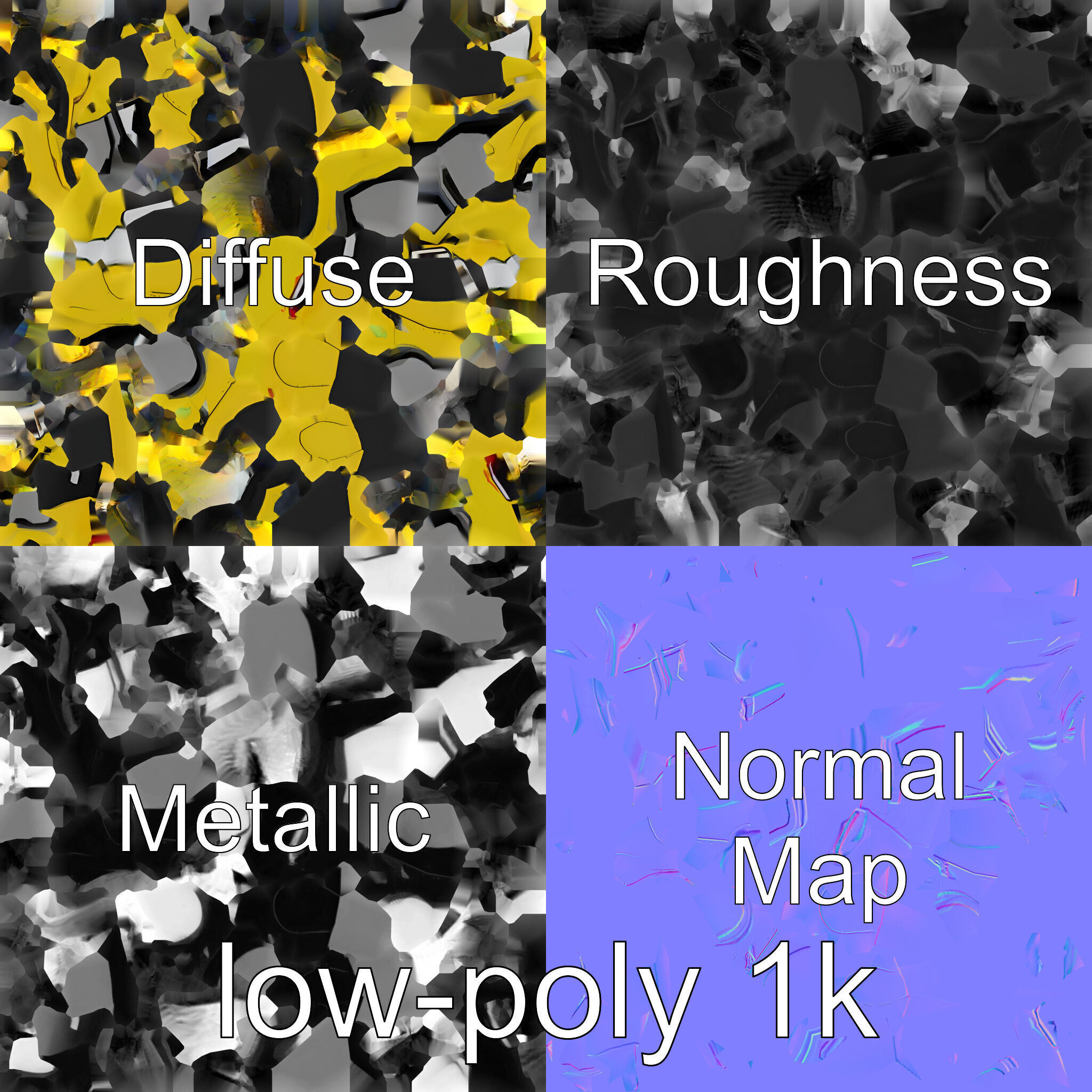 Futuristic Flying Taxi Concept Car Model Low-poly 3D model_1