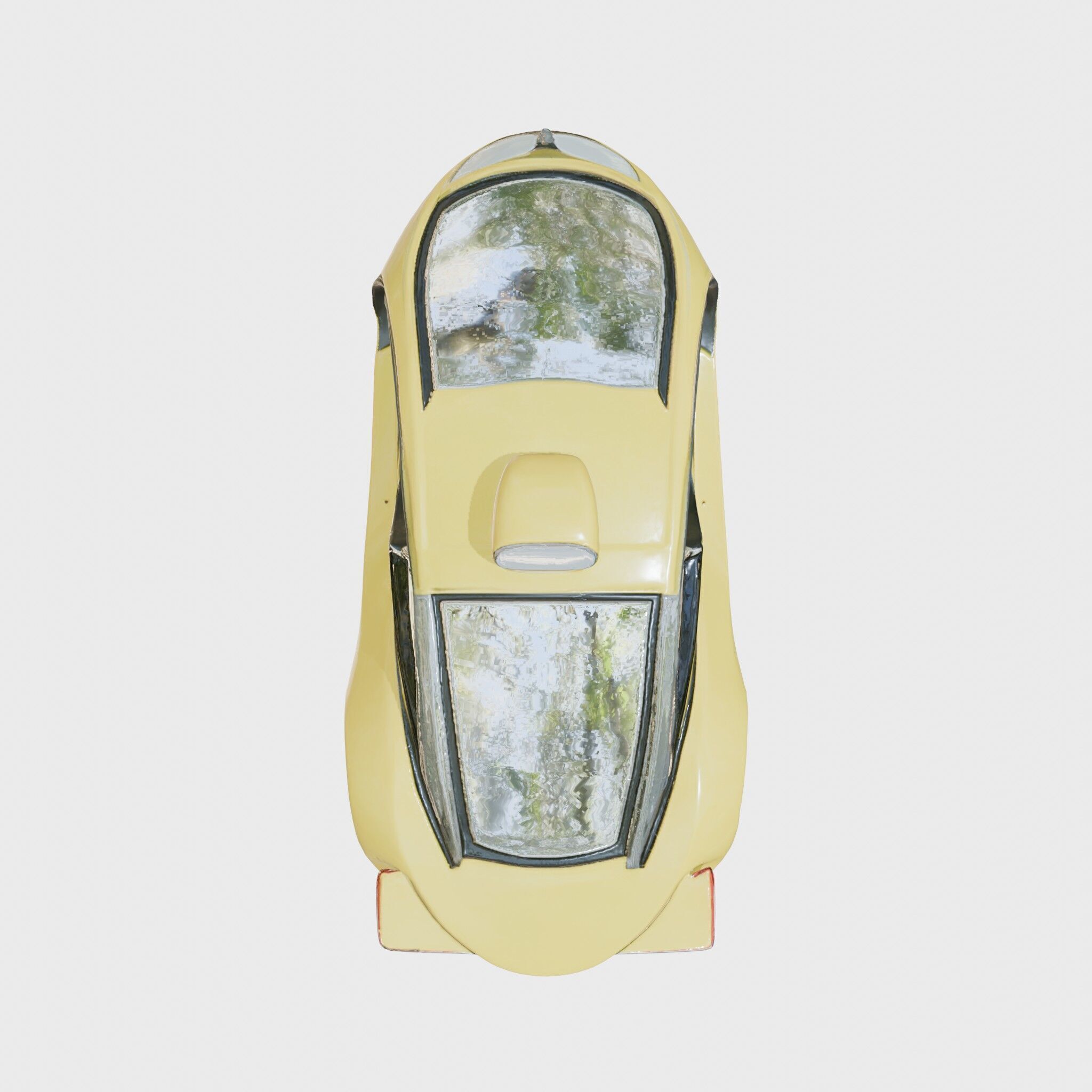 Futuristic Flying Taxi Concept Car Model Low-poly 3D model_20