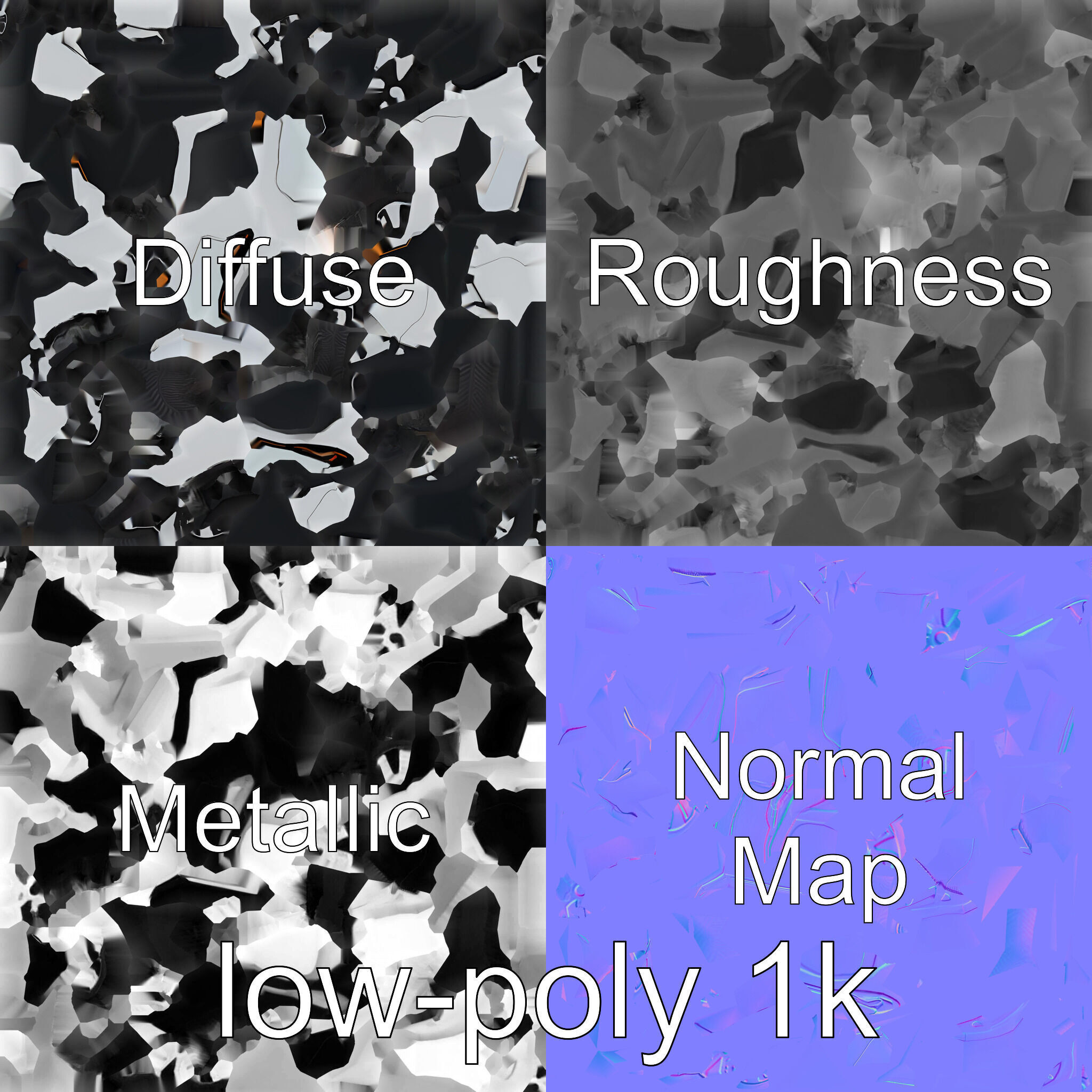 Futuristic Flying Taxi Concept Vehicle Design Low-poly 3D model_1