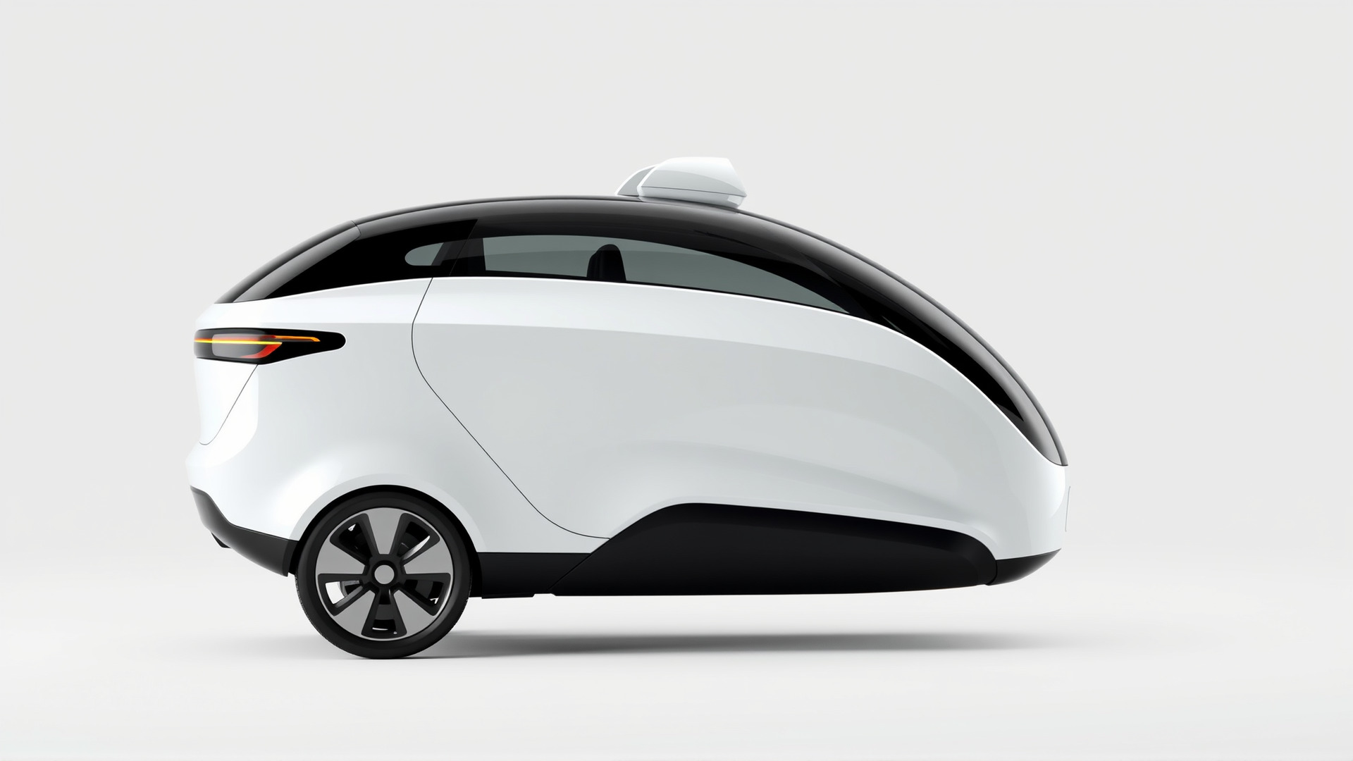 Futuristic Flying Taxi Concept Vehicle Design Low-poly 3D model_3