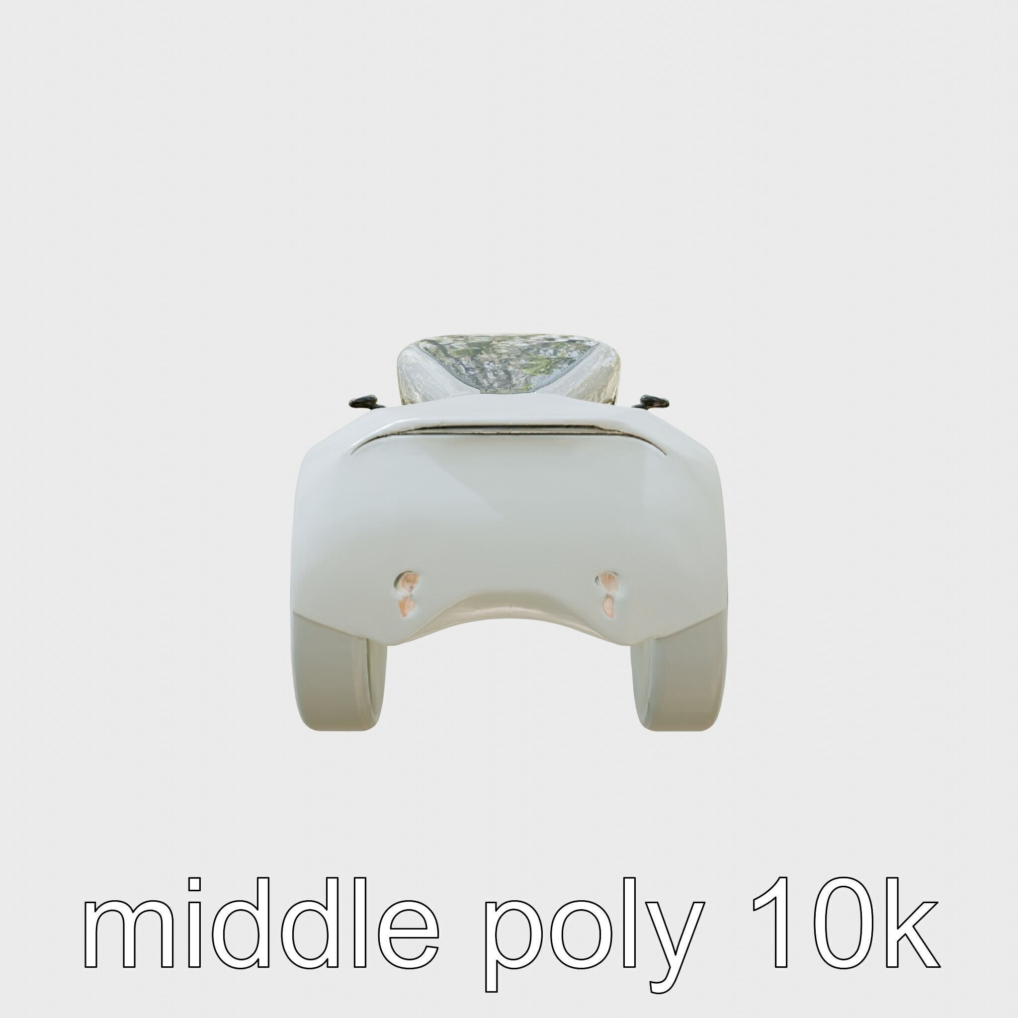 Futuristic Flying Concept Taxi Design Low-poly 3D model_2