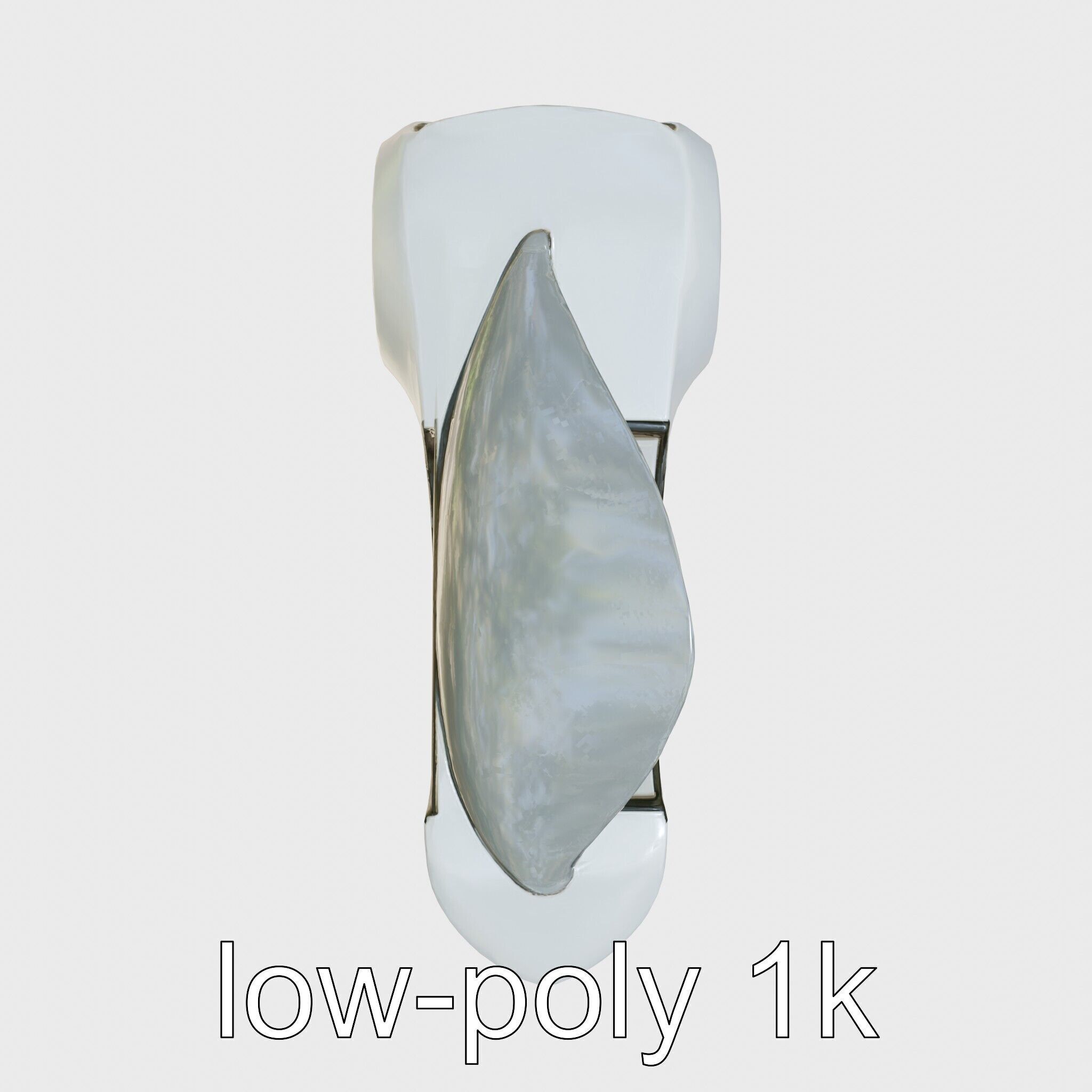 Futuristic Flying Concept Taxi Design Low-poly 3D model_26