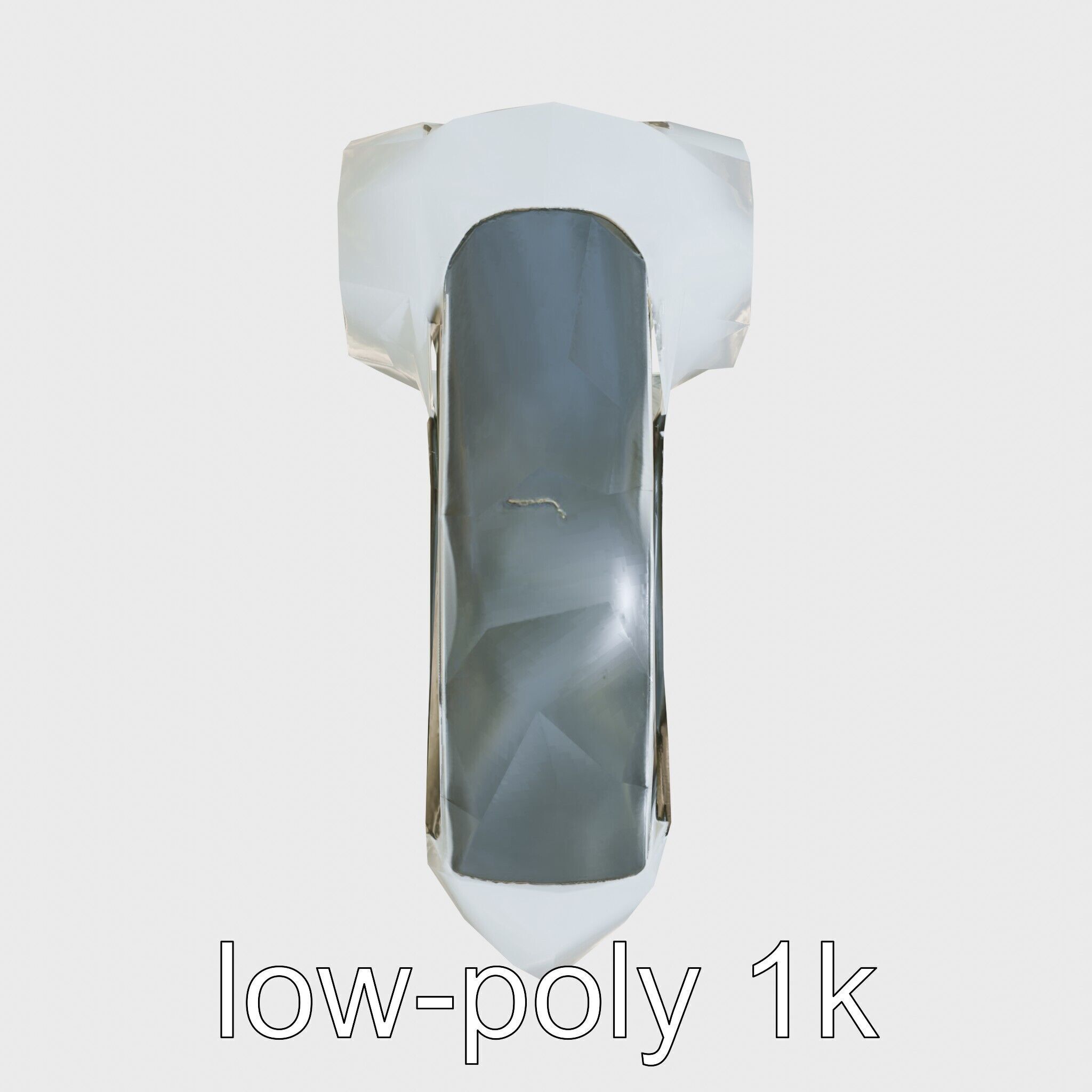 Futuristic Flying Concept Taxi Design Low-poly 3D model_10