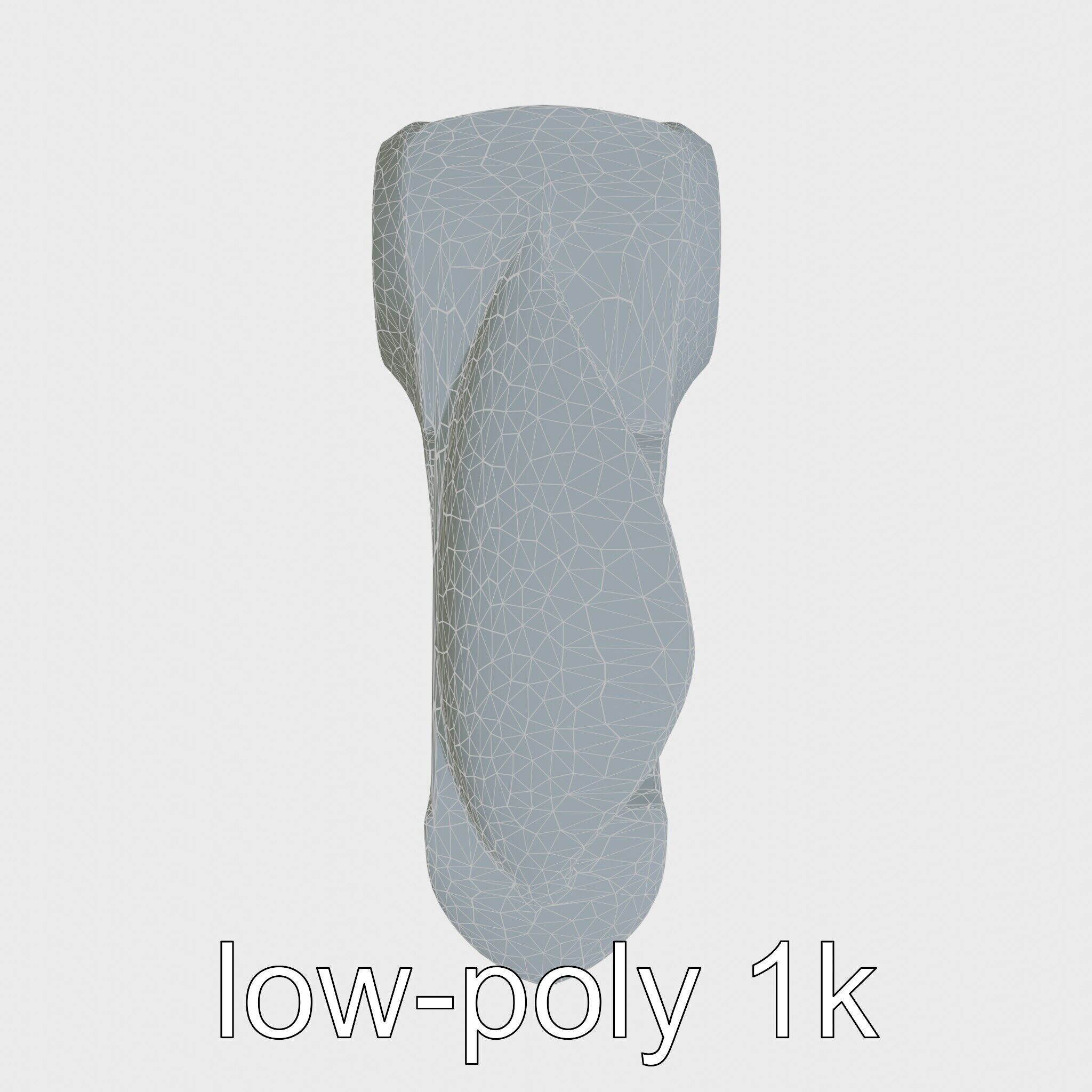 Futuristic Flying Concept Taxi Design Low-poly 3D model_24