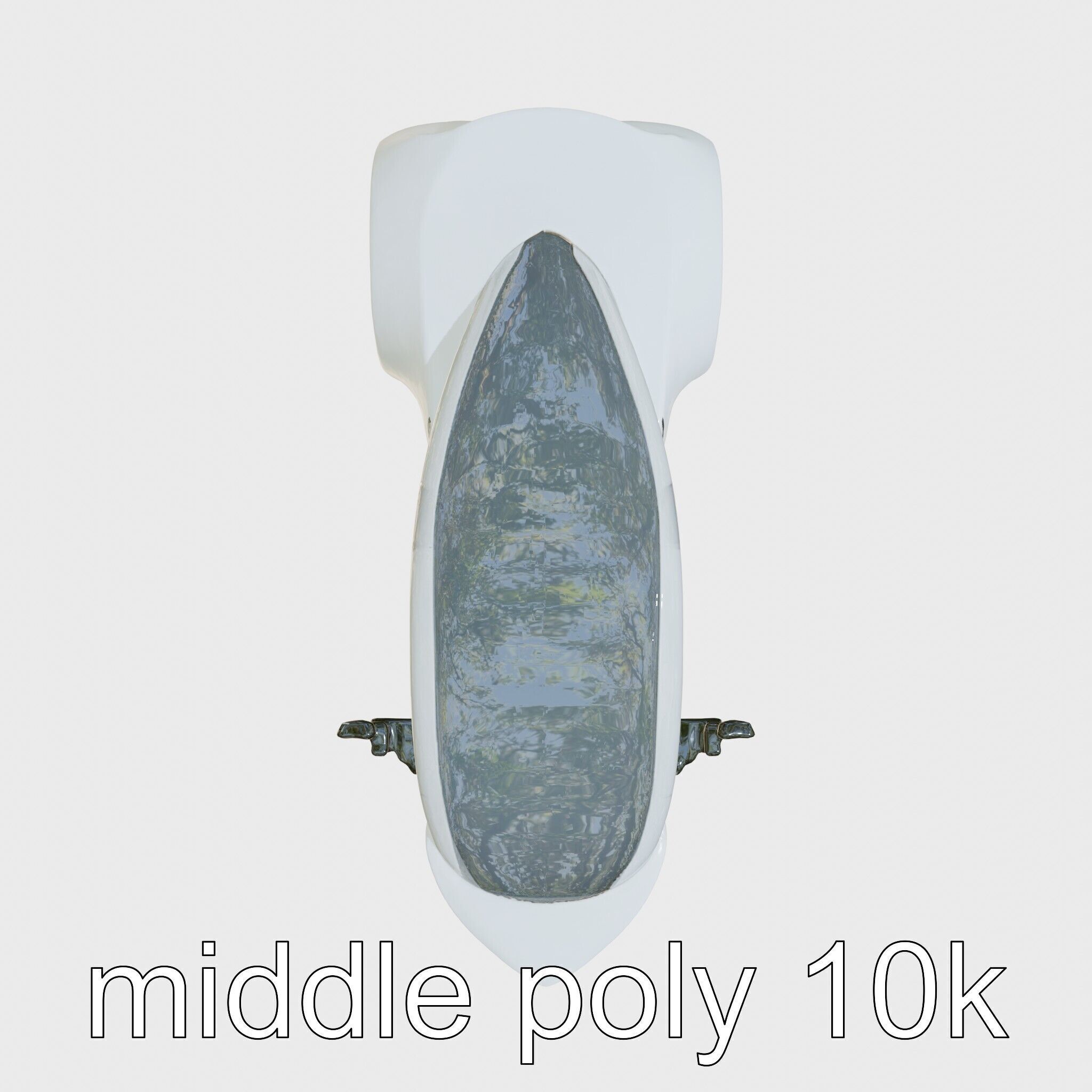 Futuristic Flying Concept Taxi Design Low-poly 3D model_21