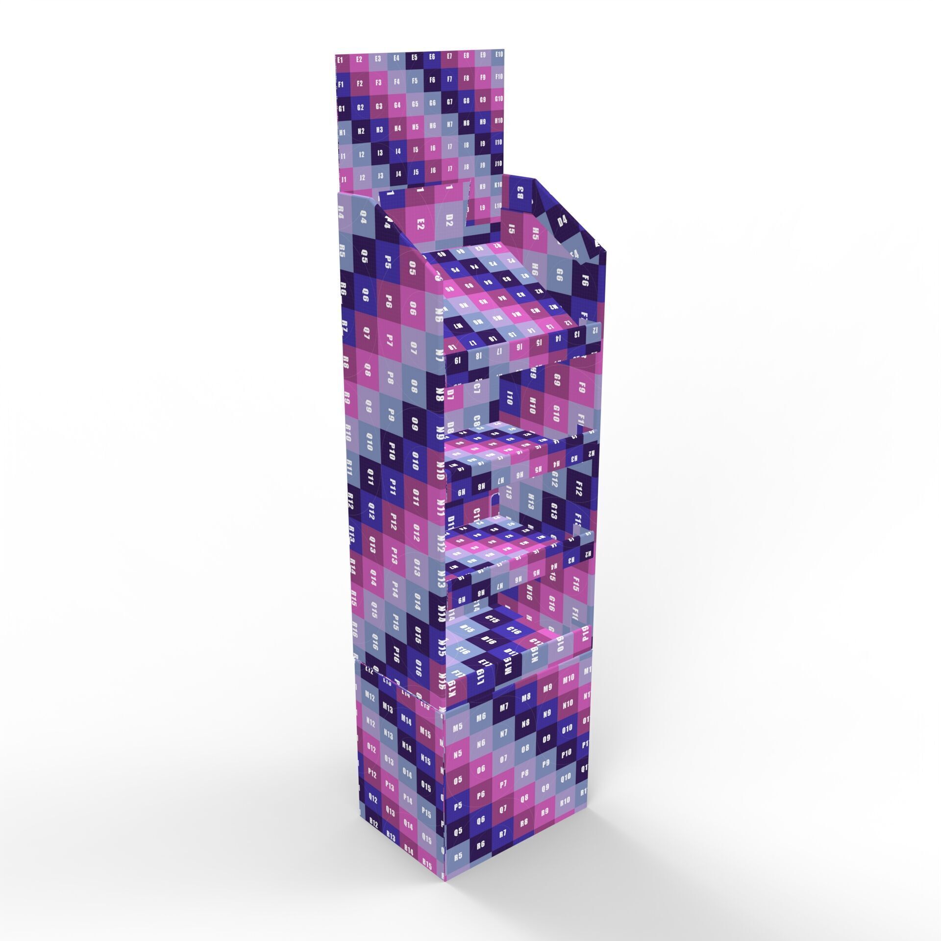 Point of Sale Cardboard Display Stand Texture_6