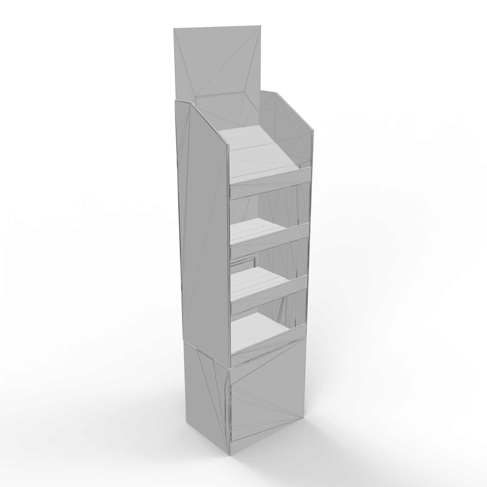 Point of Sale Cardboard Display Stand Texture_3