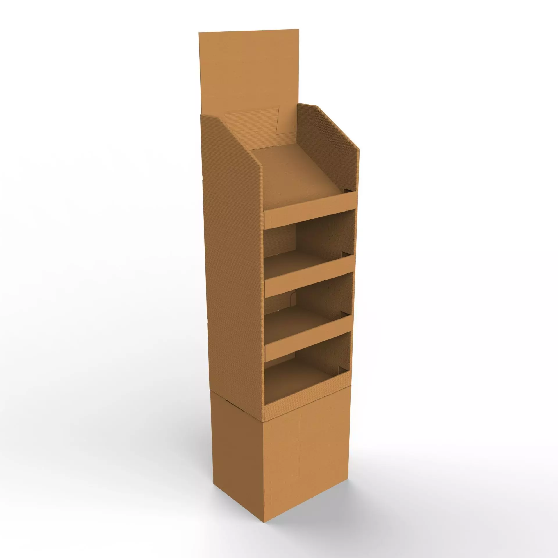 Point of Sale Cardboard Display Stand Texture_0