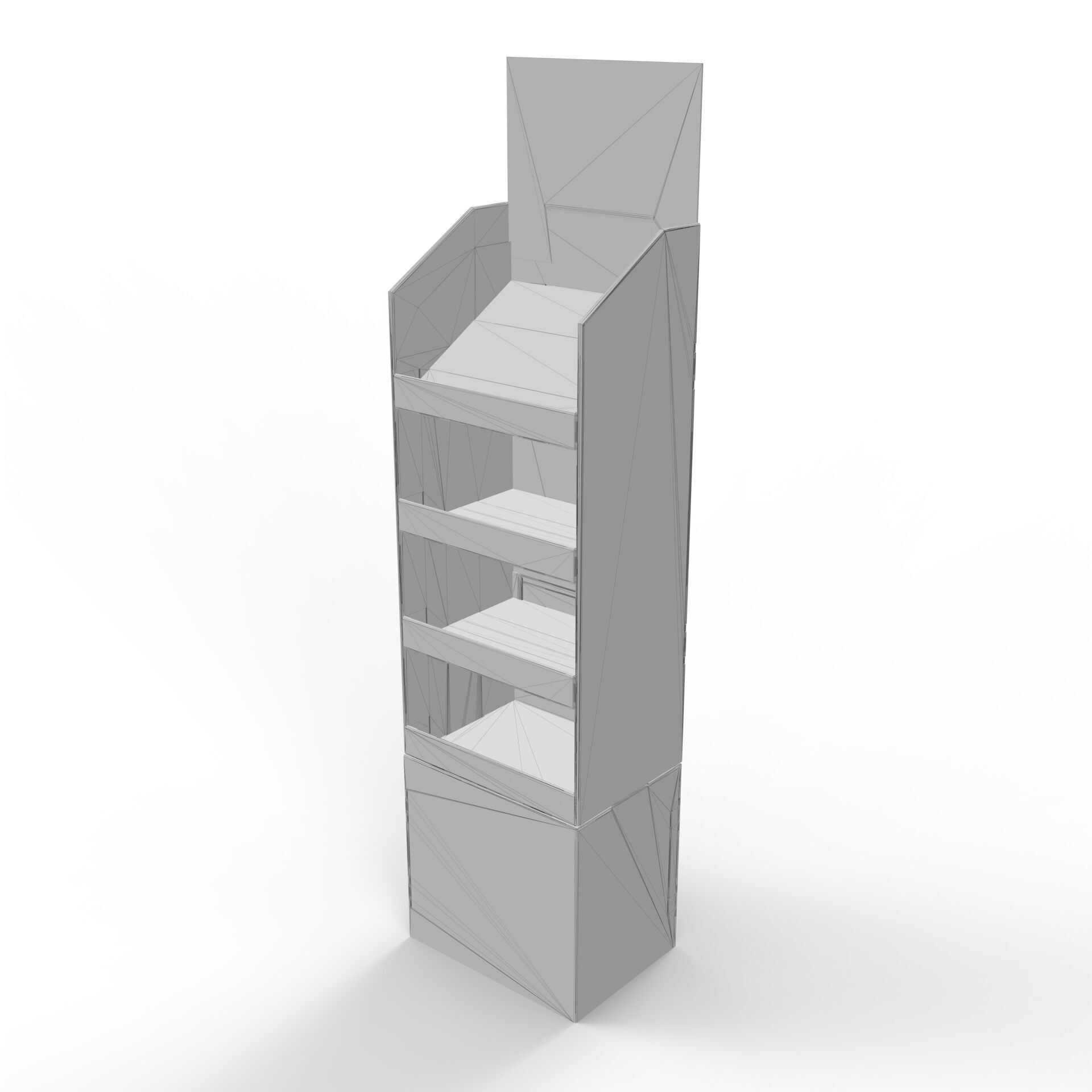 Point of Sale Cardboard Display Stand Texture_5