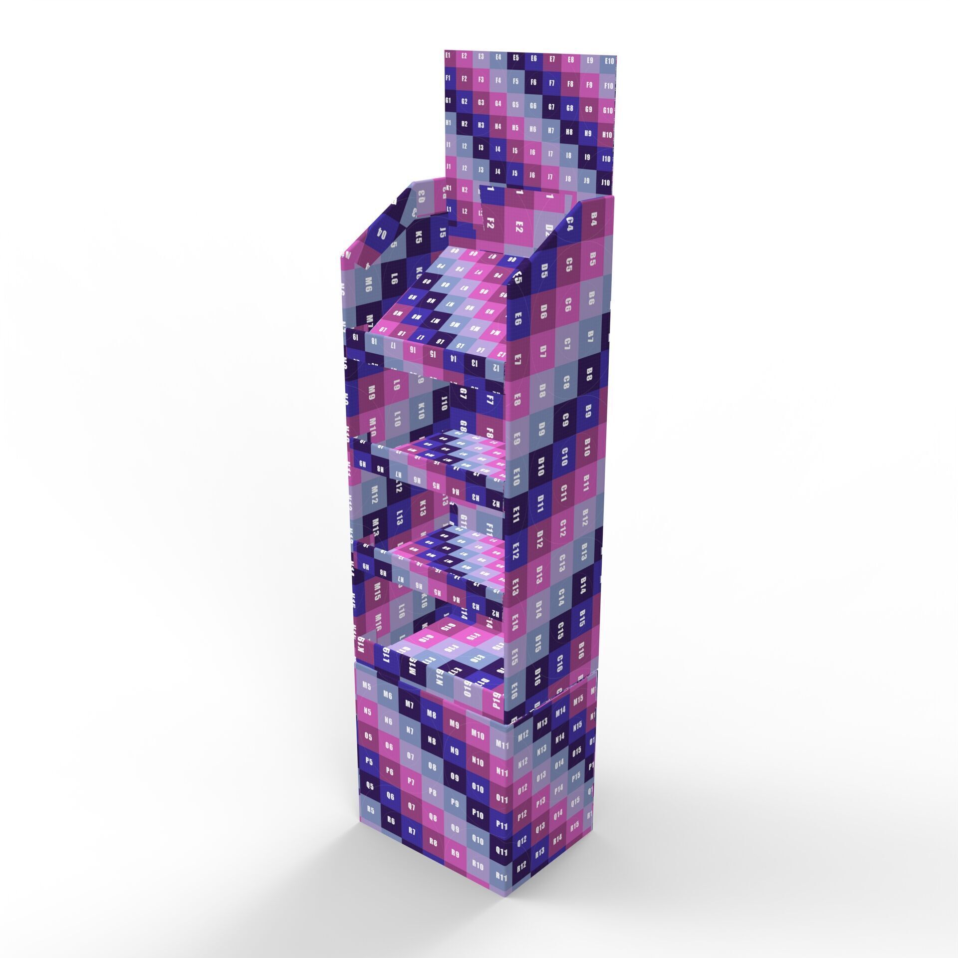 Point of Sale Cardboard Display Stand Texture_8