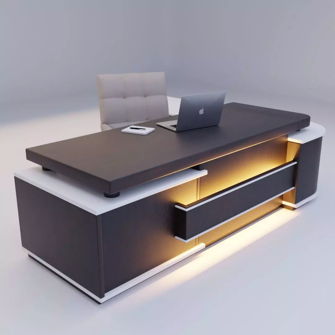 Office Table 4 Low-poly 3D model