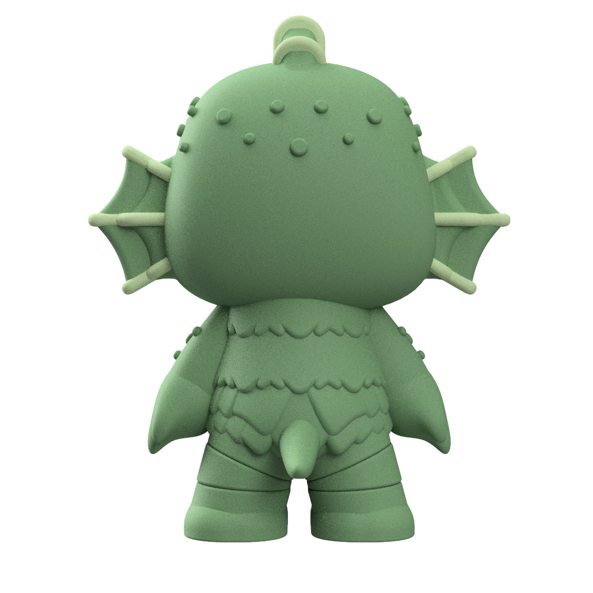 Cute Cryptid Lil Swamp Monster 3D Printable Figure Collectible 3D print model_4