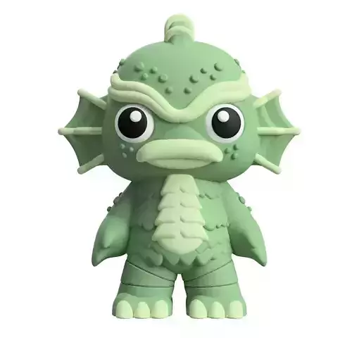 Cute Cryptid Lil Swamp Monster 3D Printable Figure Collectible