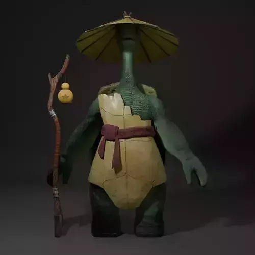 Turtle Monk Character