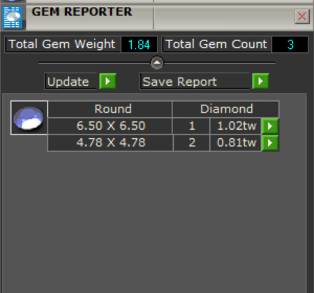 Three-Stone Ring 3D print model_5