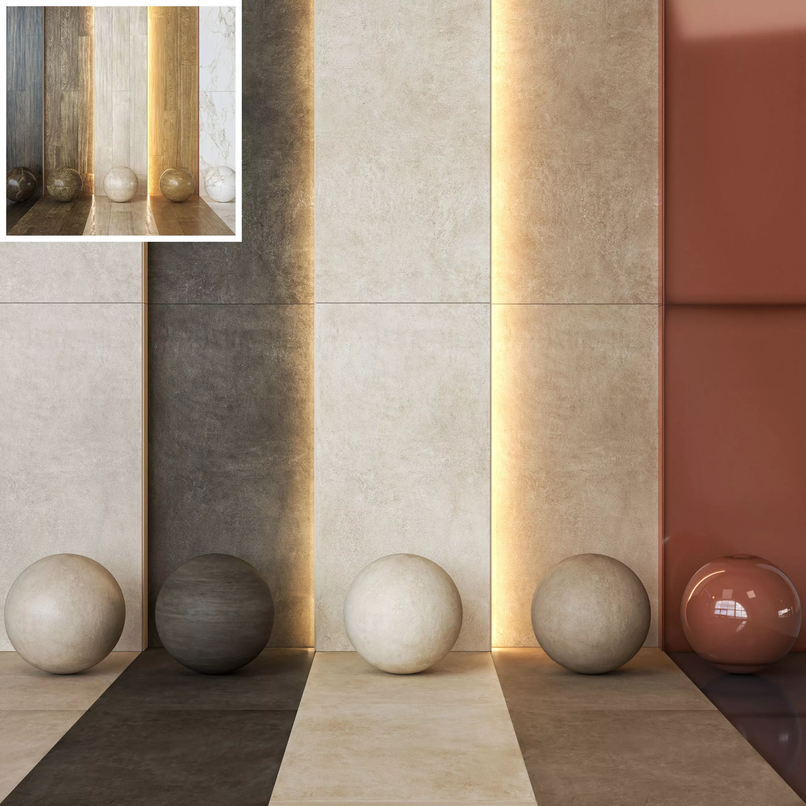 Italon Eternum Tile Textures - 12 in 1 - Seamless PBR Texture_0