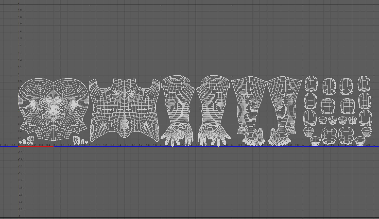 mido boy full rigged character Low-poly 3D model_6