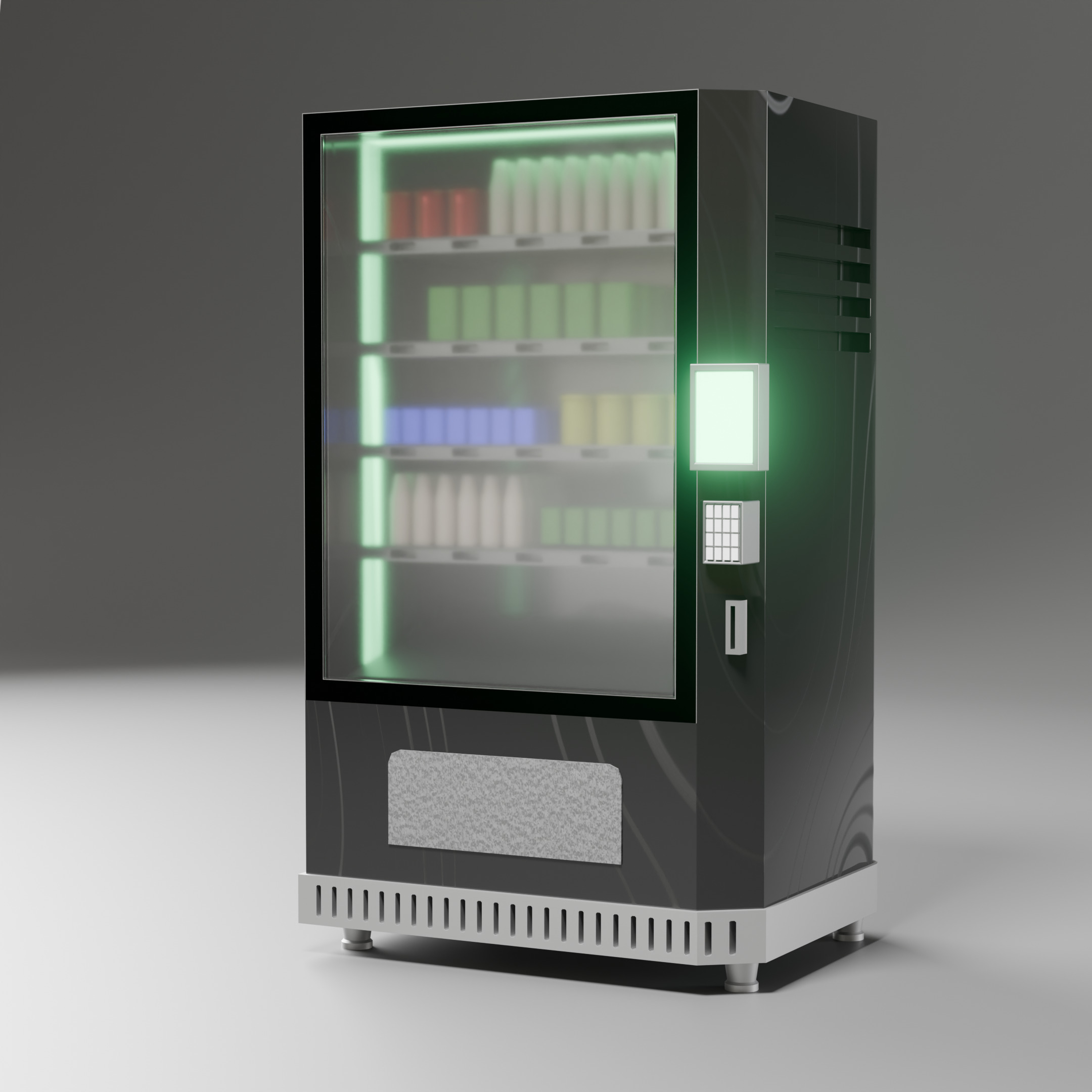 Futuristic Vending Machine Model 3D model_2